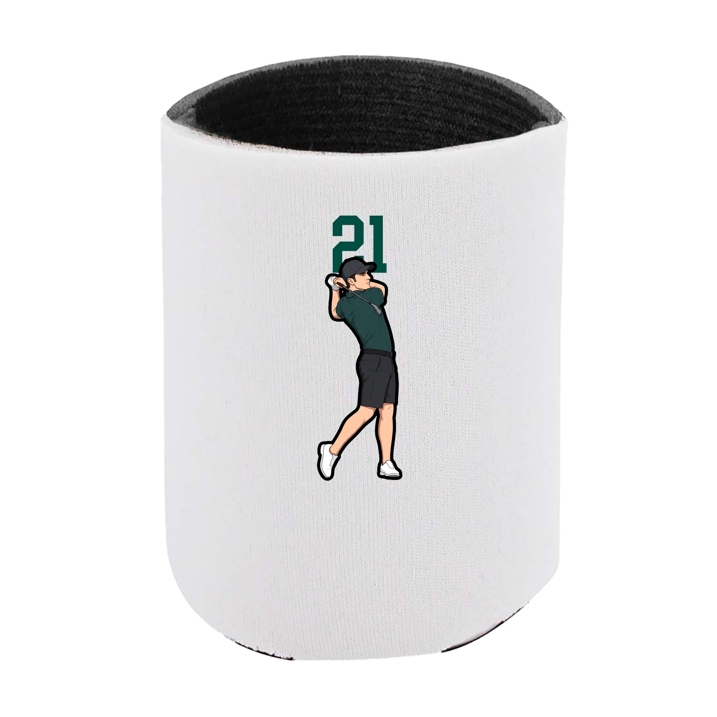 Can Holder — Number Top in White
