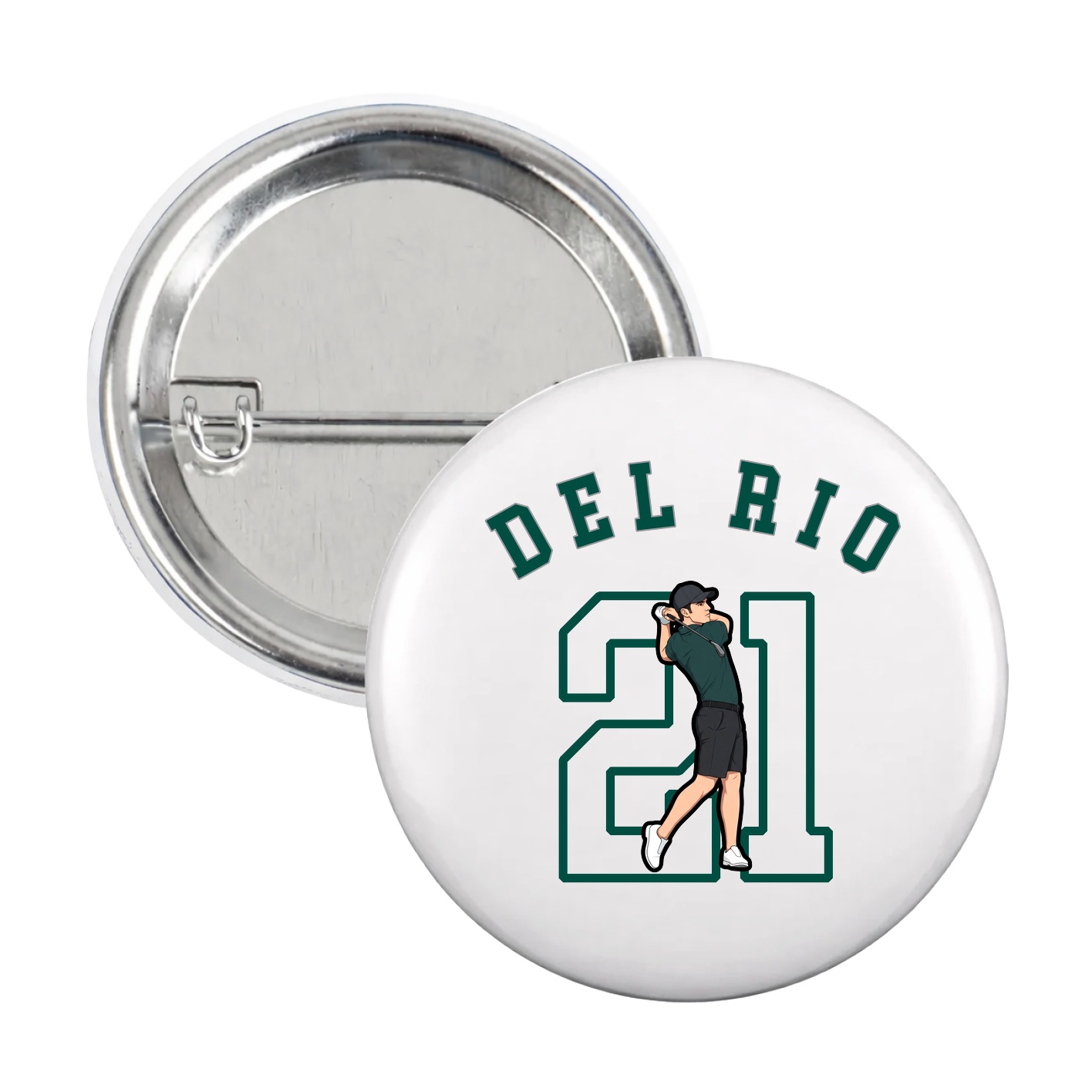 Game Day Button — Shirsey Arch in White
