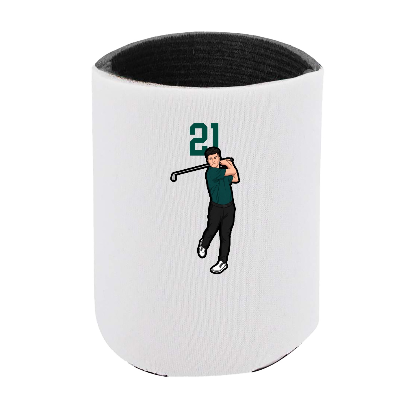Can Holder — Number Top in White