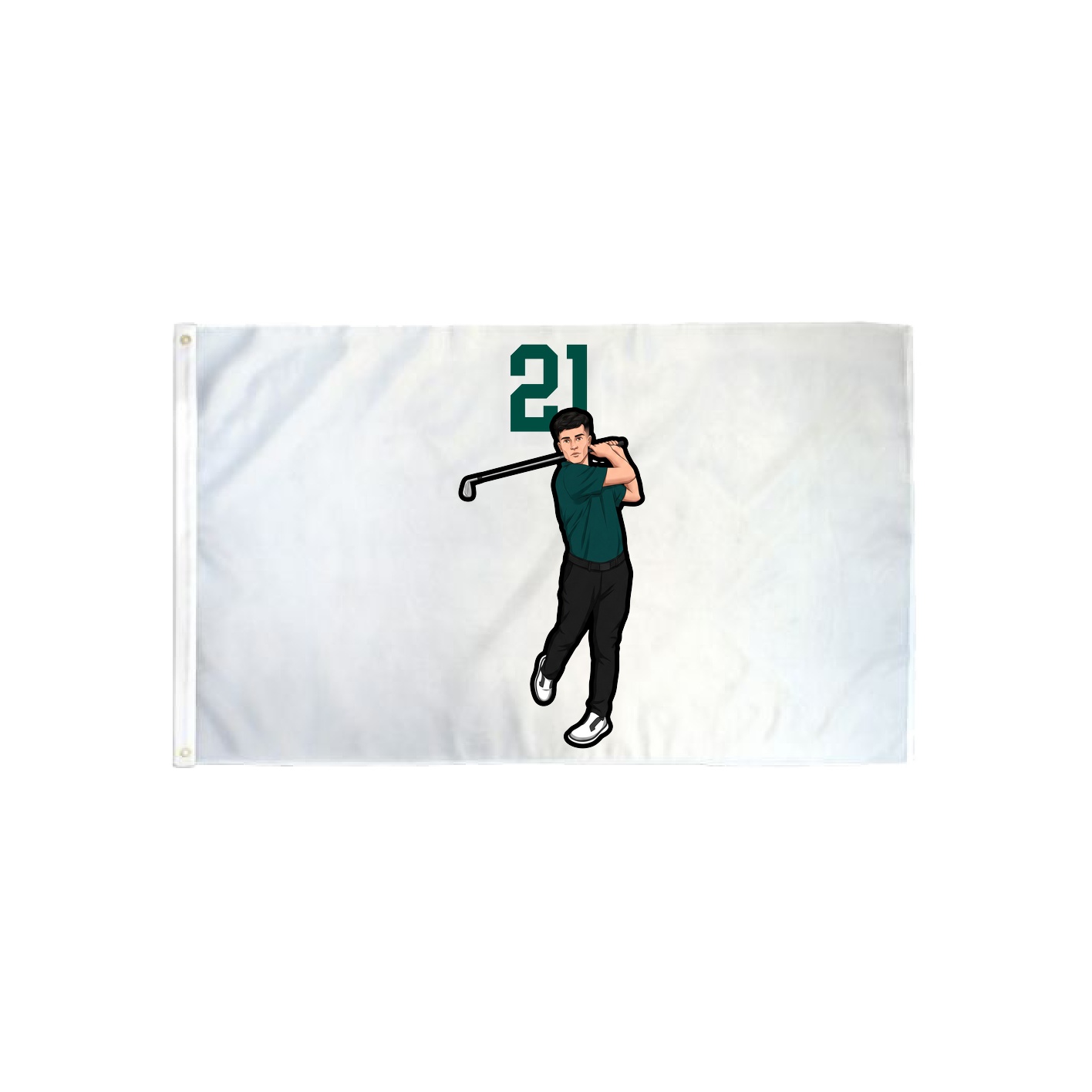3x5 Flag — Number Top in Classic