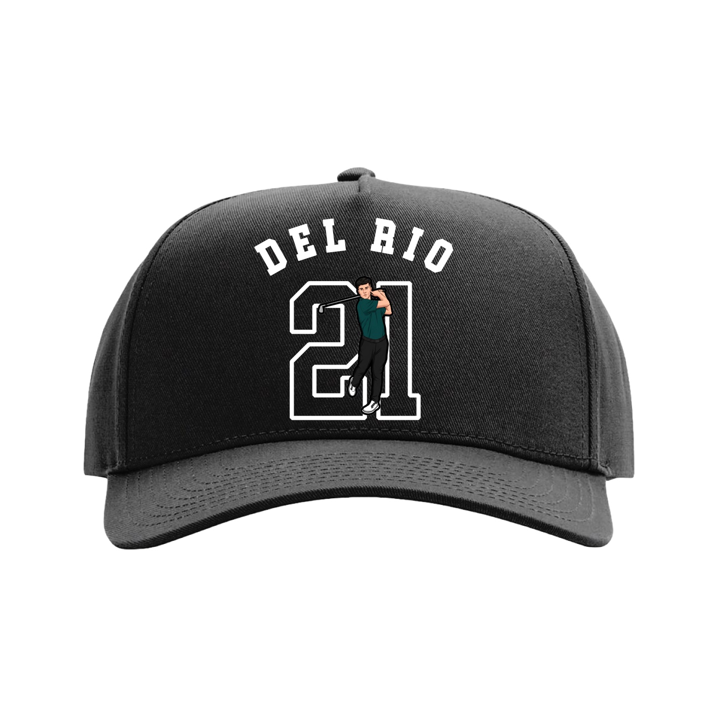 Full Fabric Five-Panel Champ Cap