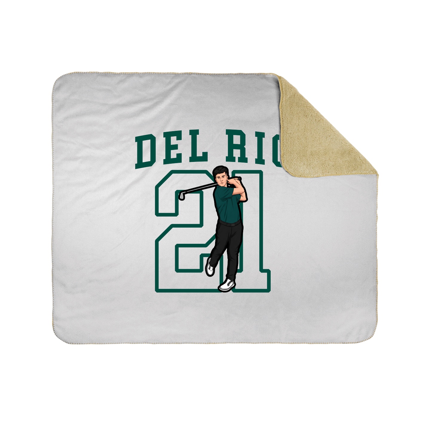 50x60 Sherpa Lined Throw Blanket