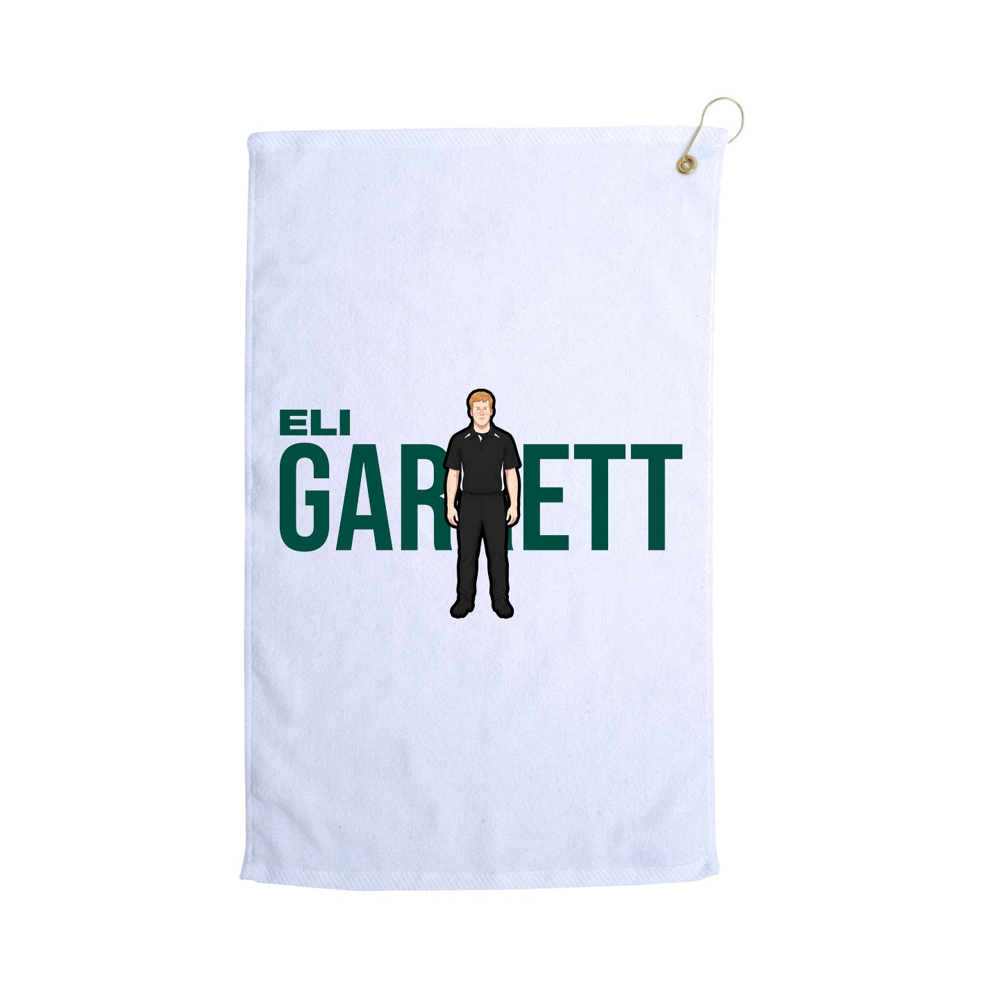 Golf Towel — Player Name in White