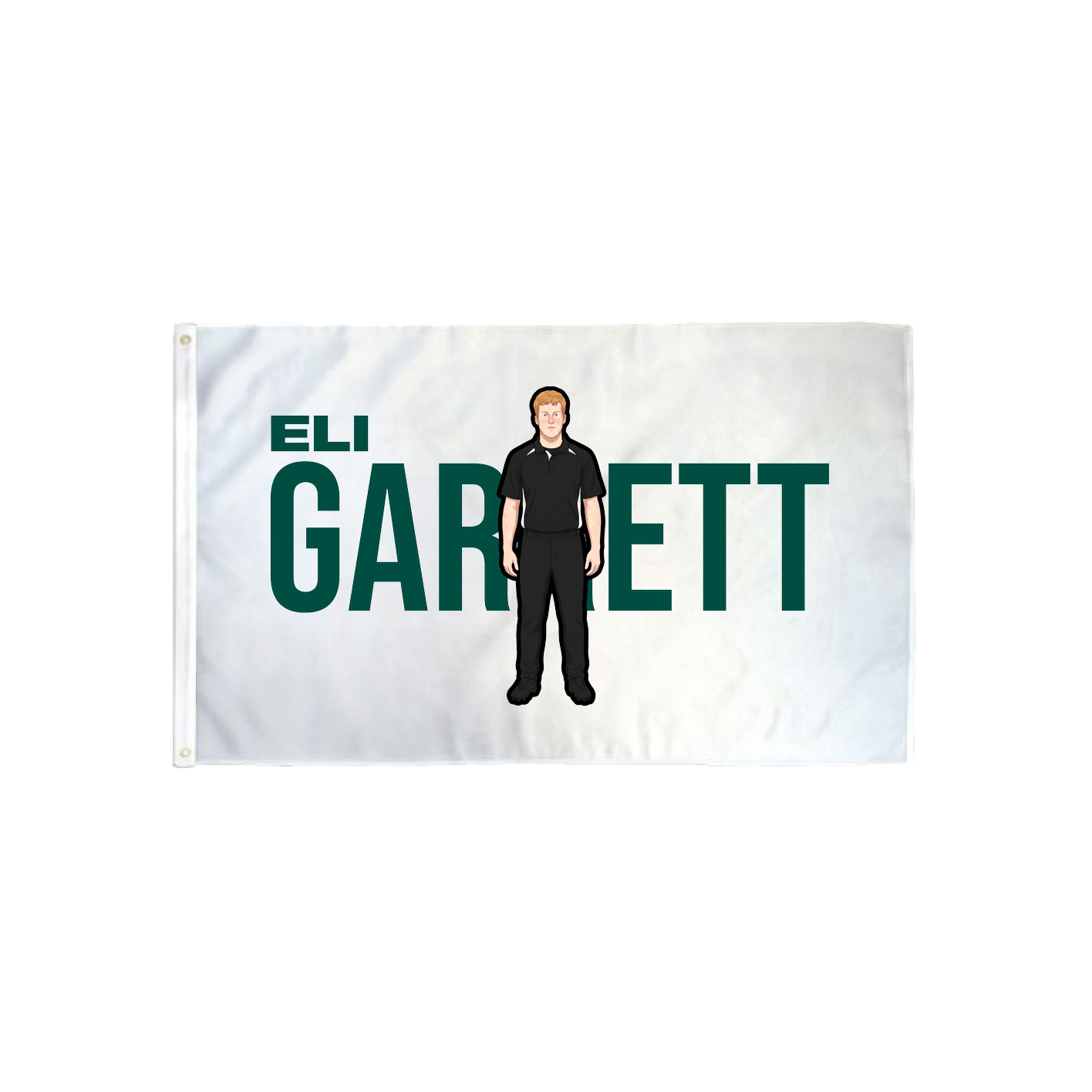3x5 Flag — Player Name in Classic