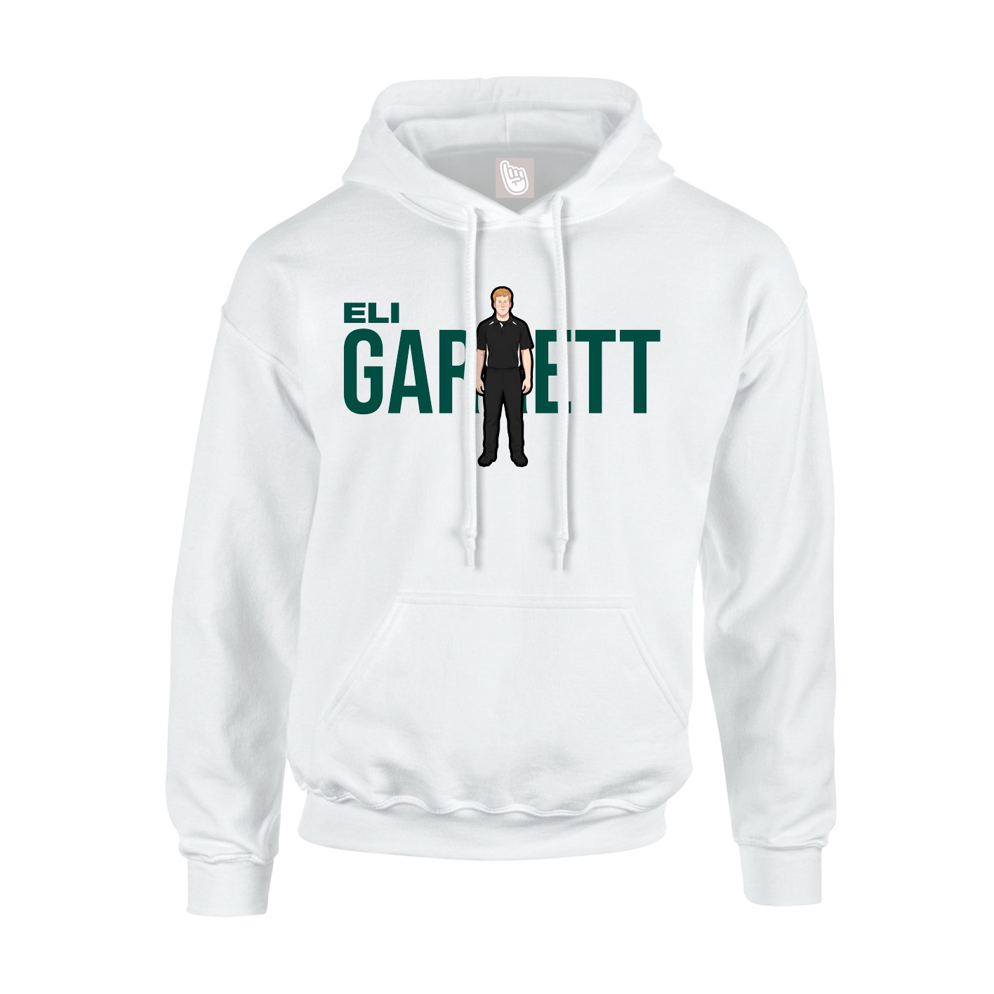 Hoodie — Player Name in White