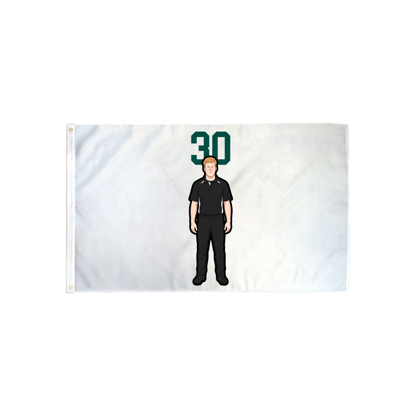 3x5 Flag — Number Top in Classic