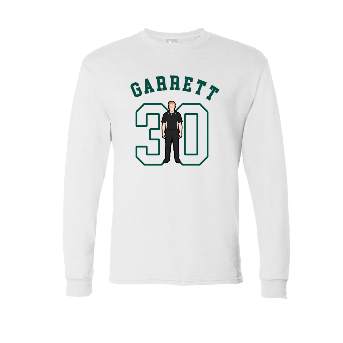 Long Sleeve Tee — Shirsey Arch in White