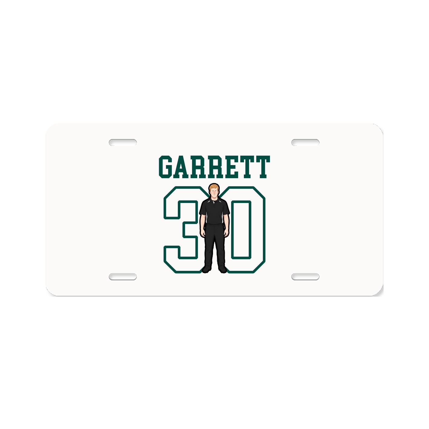 License Plate — Shirsey in Classic