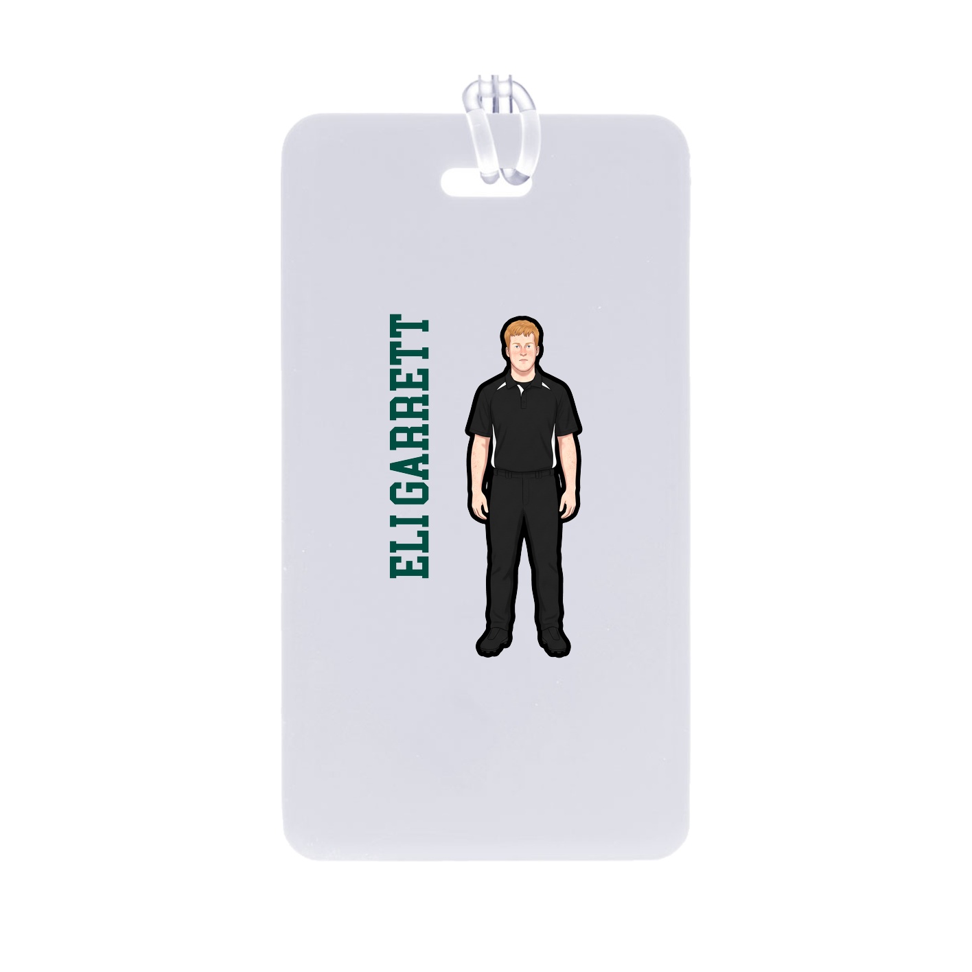 Bag Tag — Name Vertical in Classic