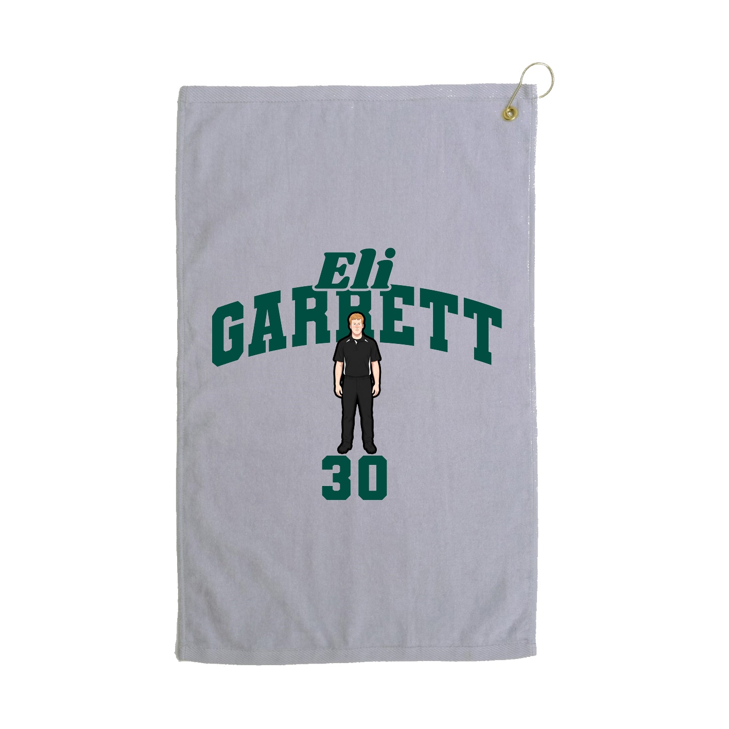 Golf Towel — Signature Arch in Grey