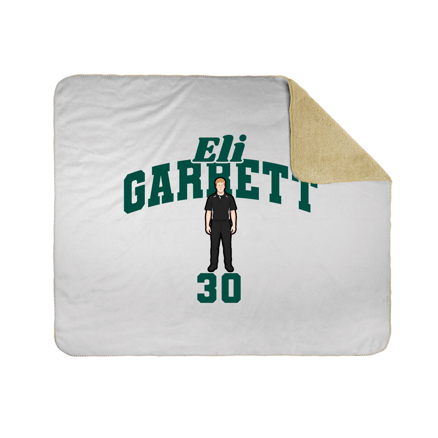 Throw Blanket — Signature Arch in White