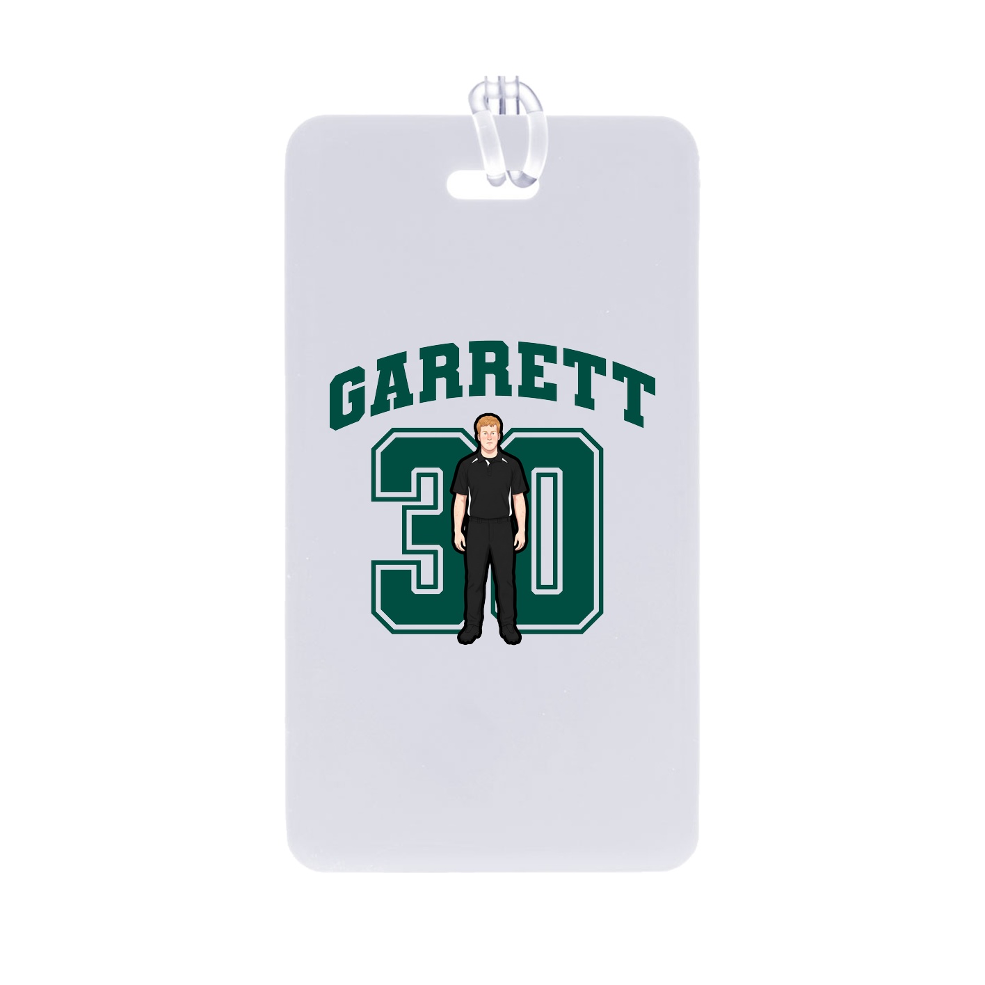 Bag Tag — Number in Classic