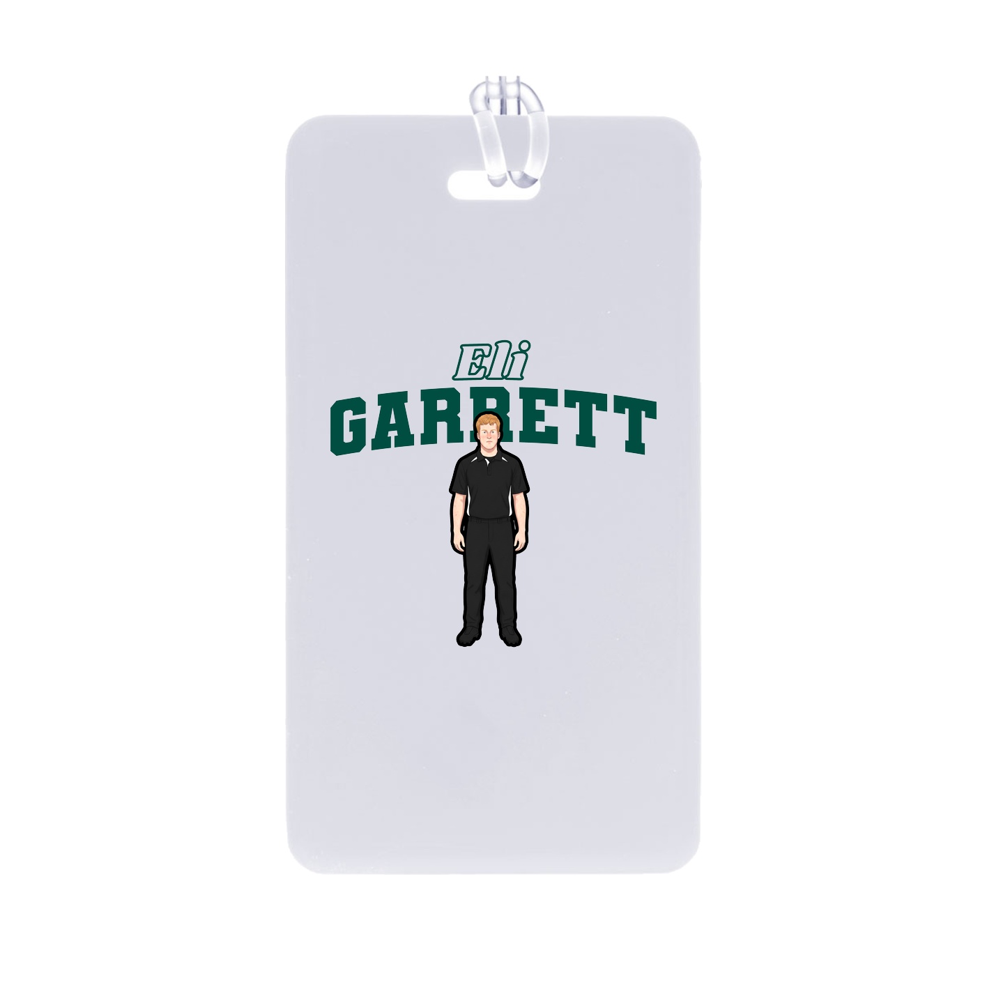 Bag Tag — Name Arch in Classic