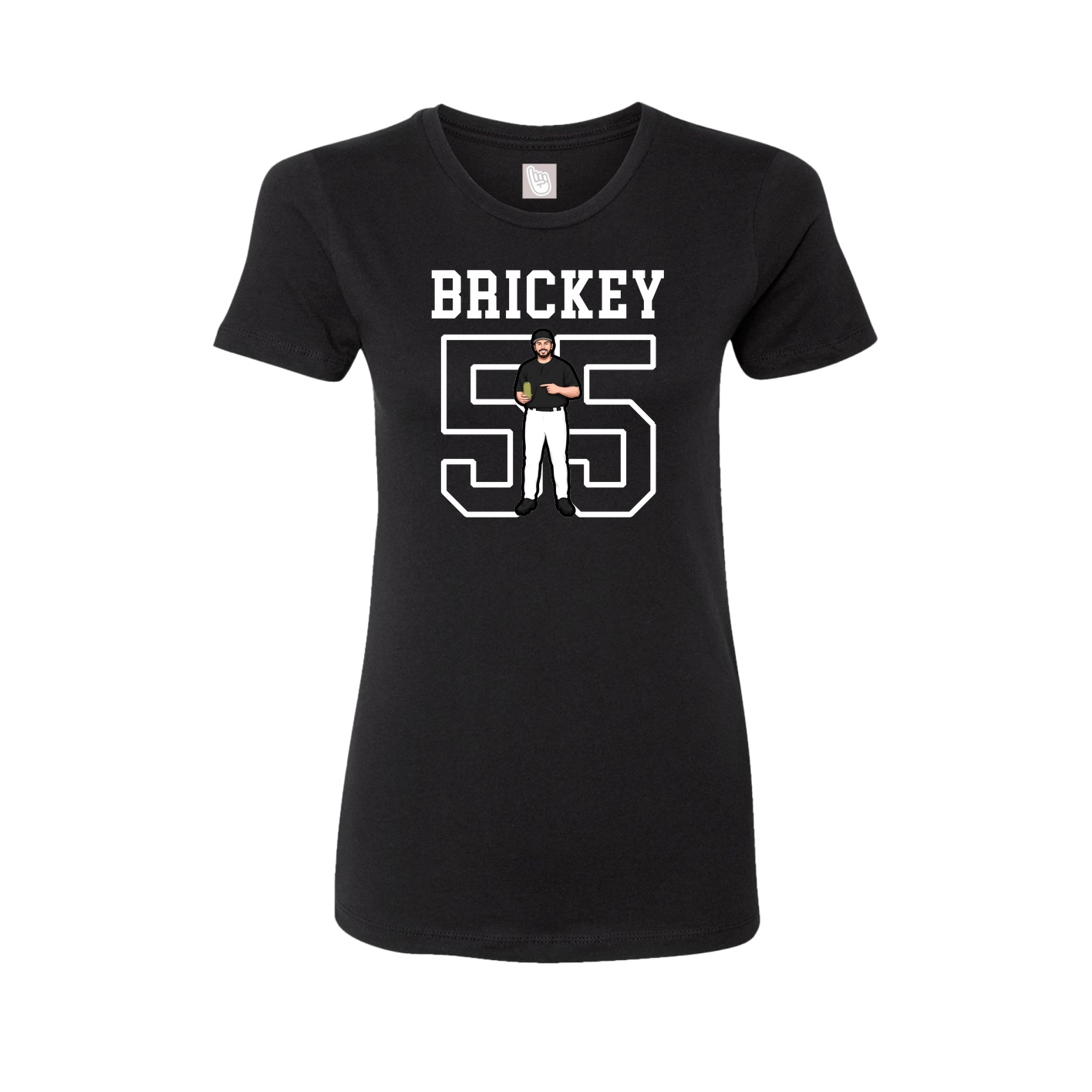 Fitted Women's Tee — Shirsey in Black