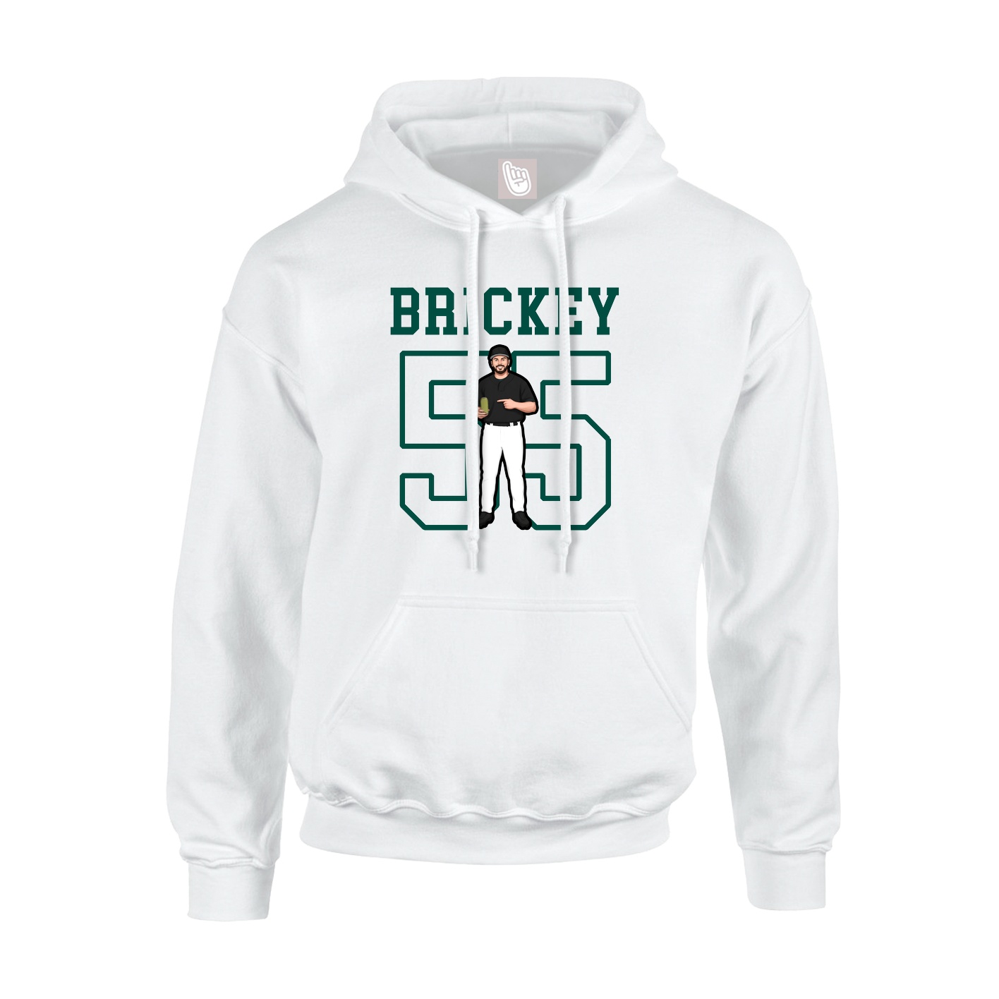 Hoodie — Shirsey in White