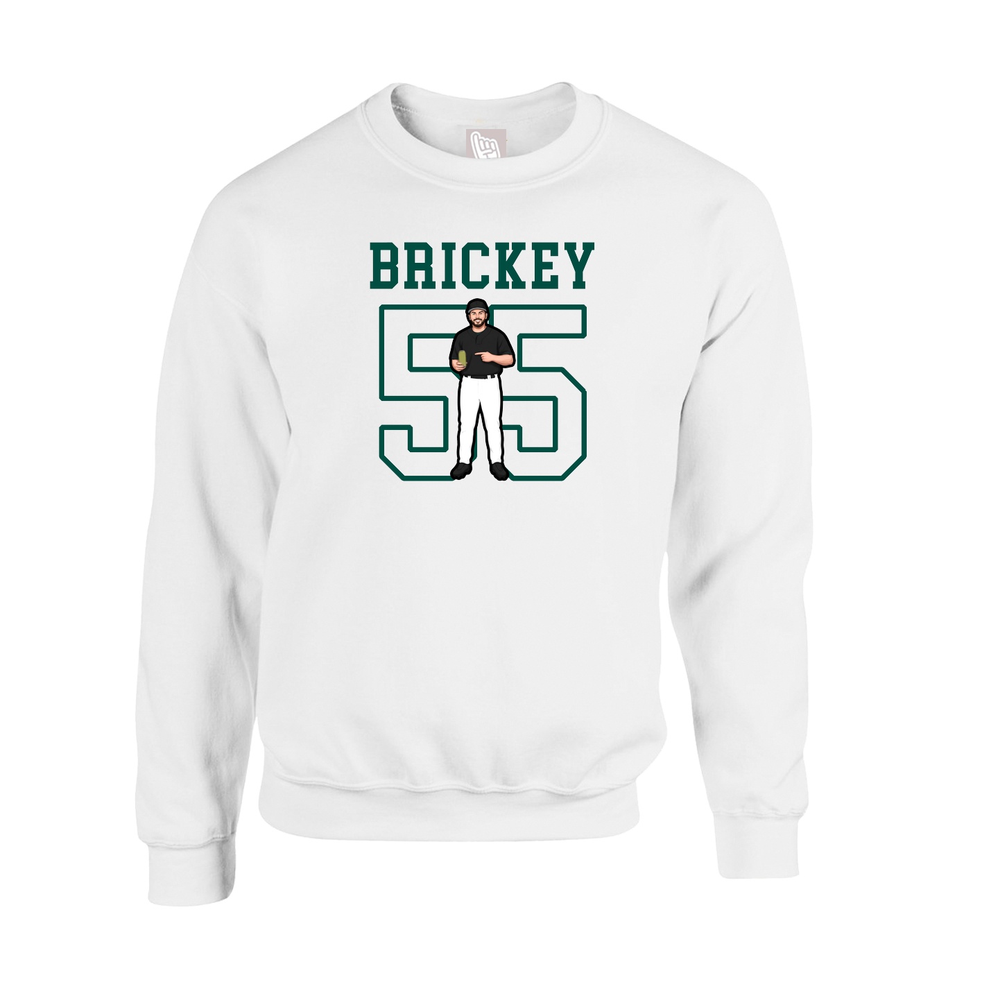 Fleece Crew — Shirsey in White