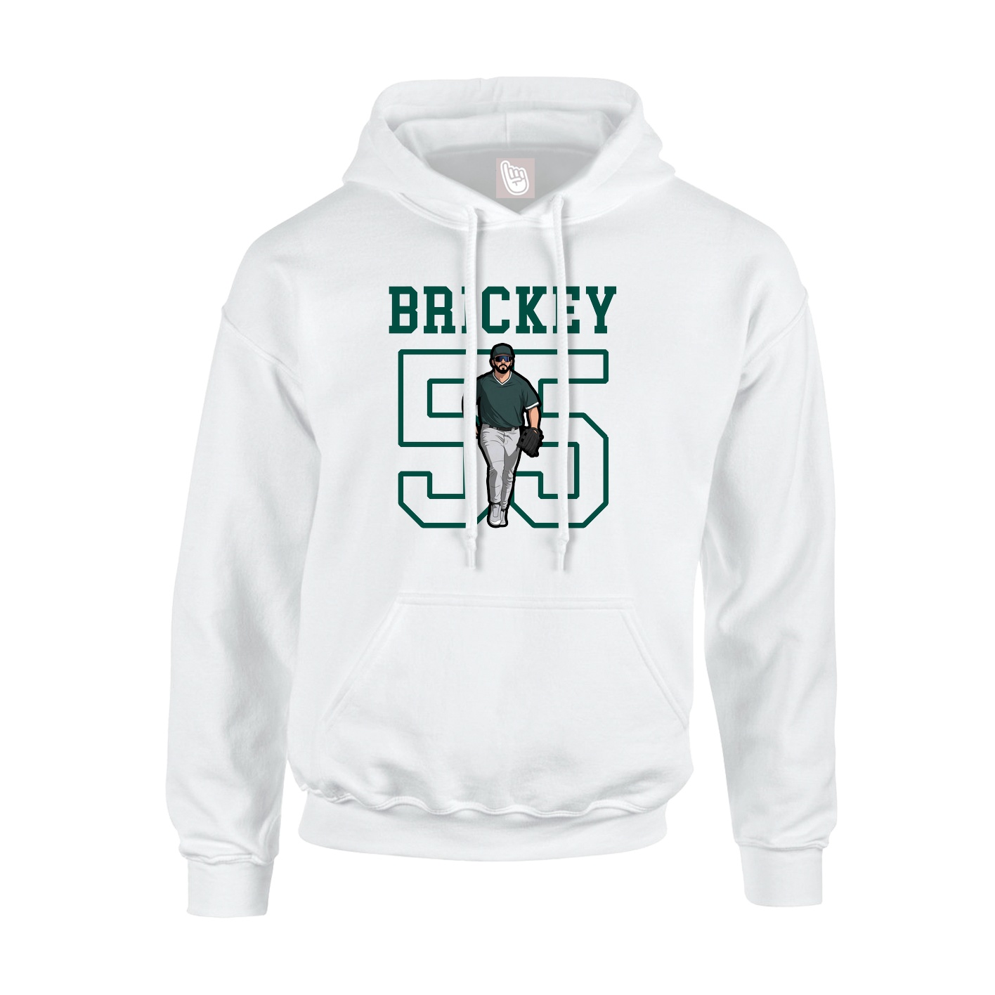 Hoodie — Shirsey in White
