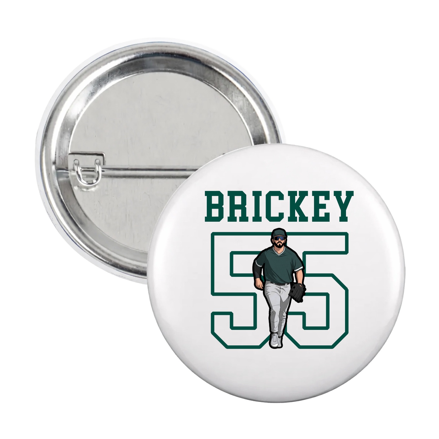 Game Day Button — Shirsey in White