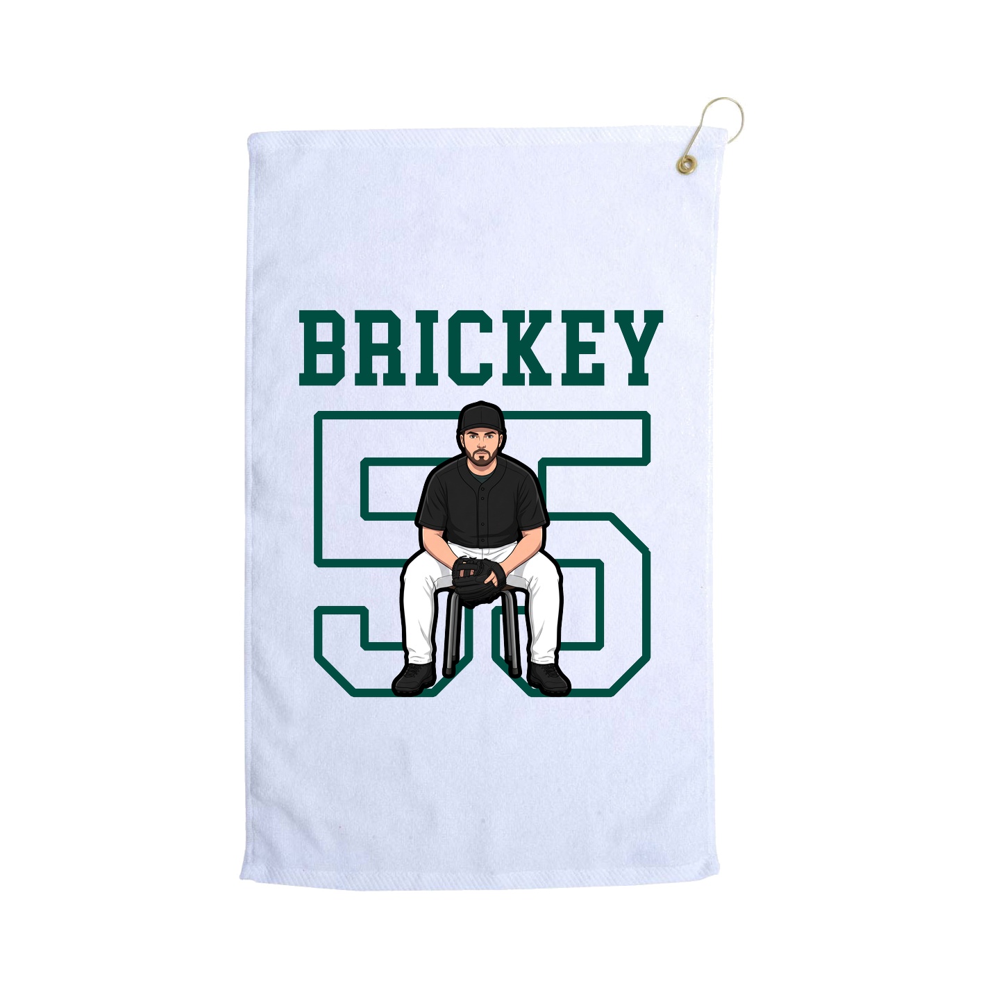 Golf Towel — Shirsey in White