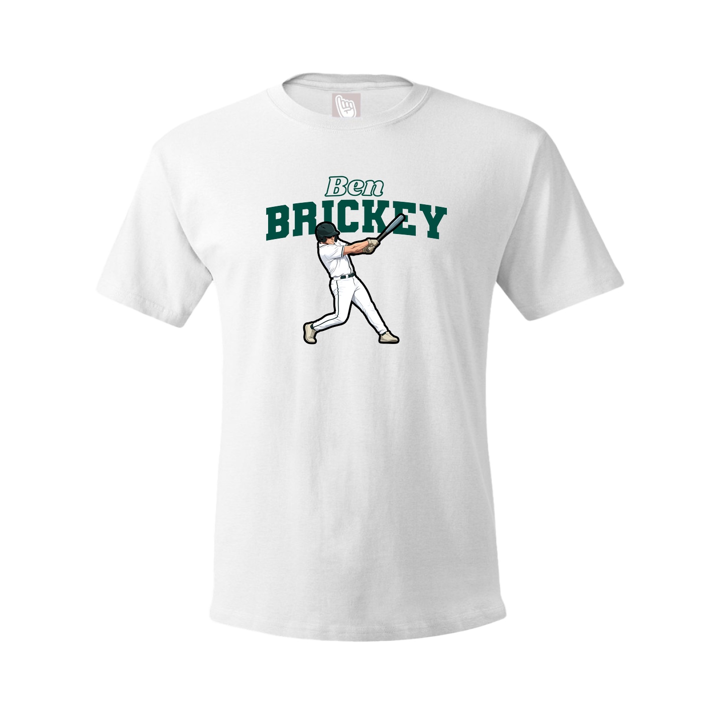 Tee — Name Arch in White