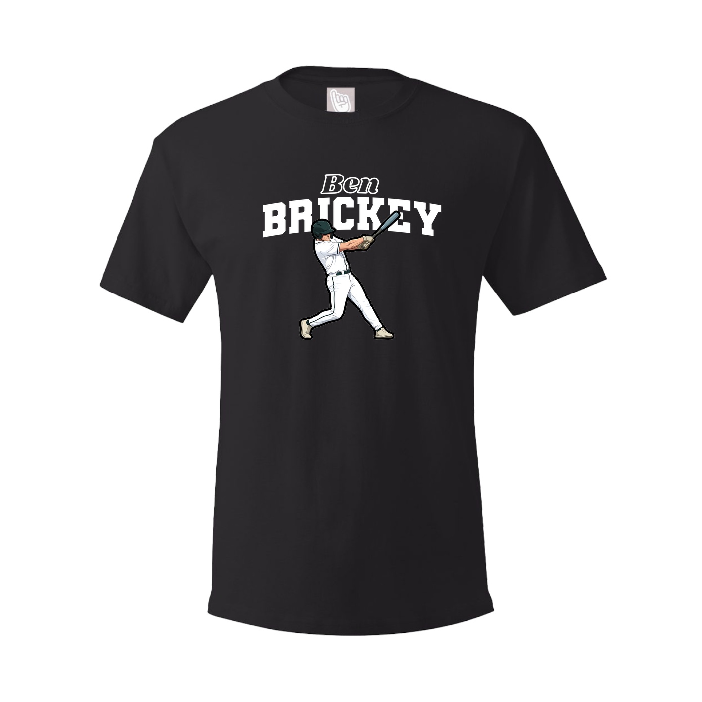Youth Tee — Name Arch in Black