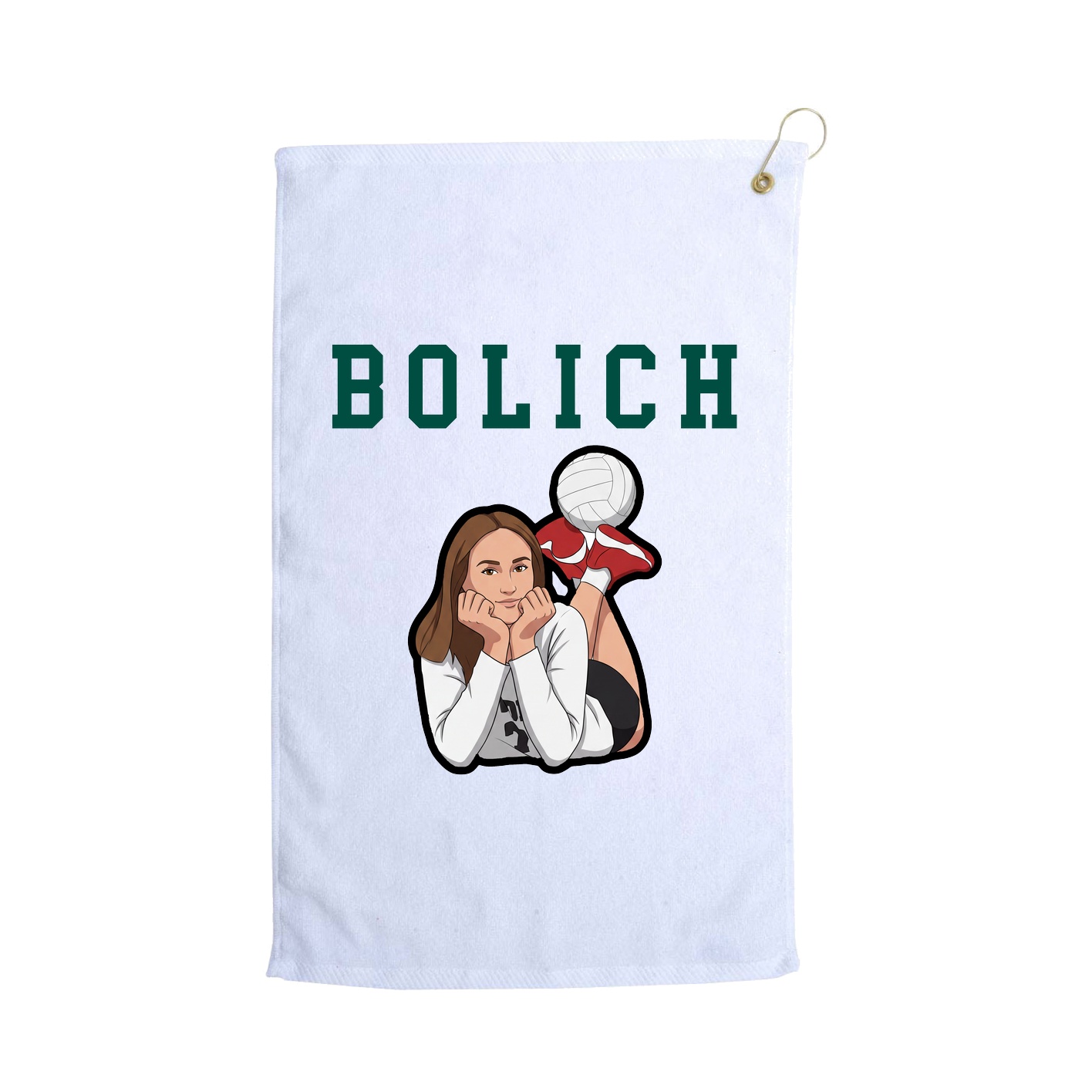 Golf Towel — Shirsey in White