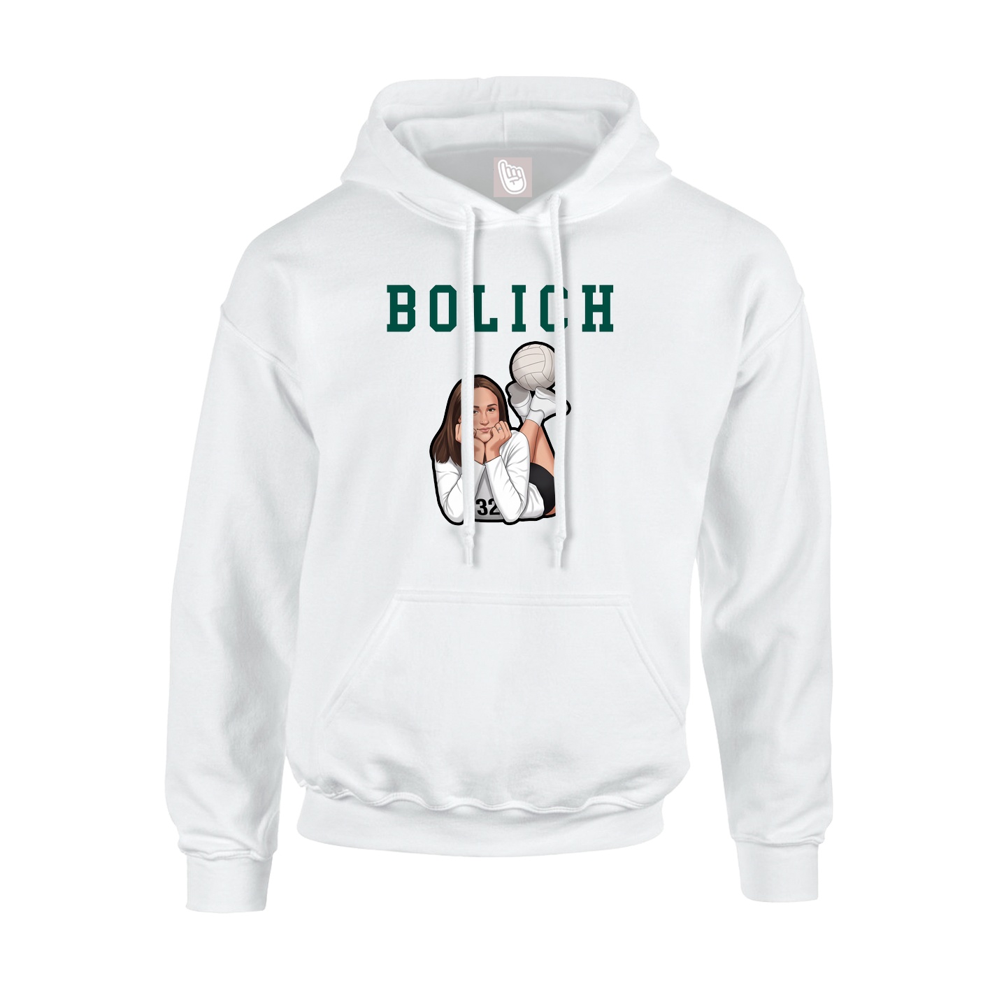 Youth Hoodie — Shirsey in White