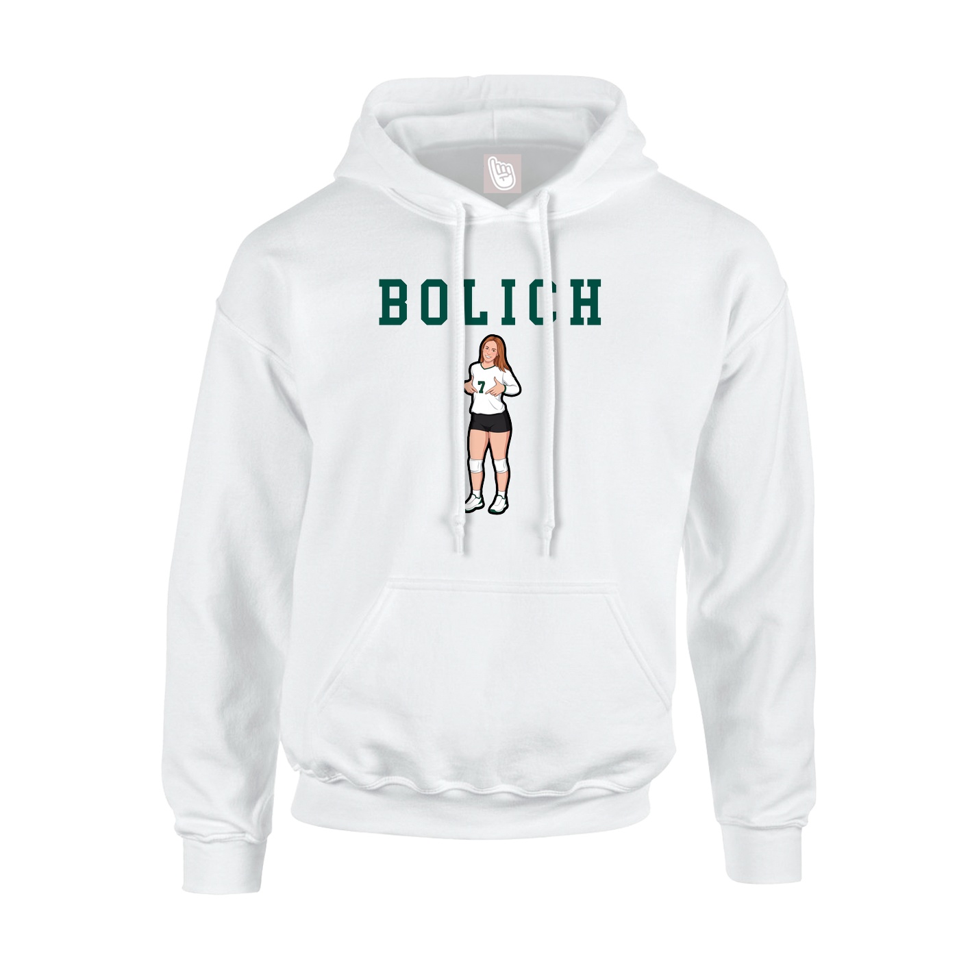 Youth Hoodie — Shirsey in White