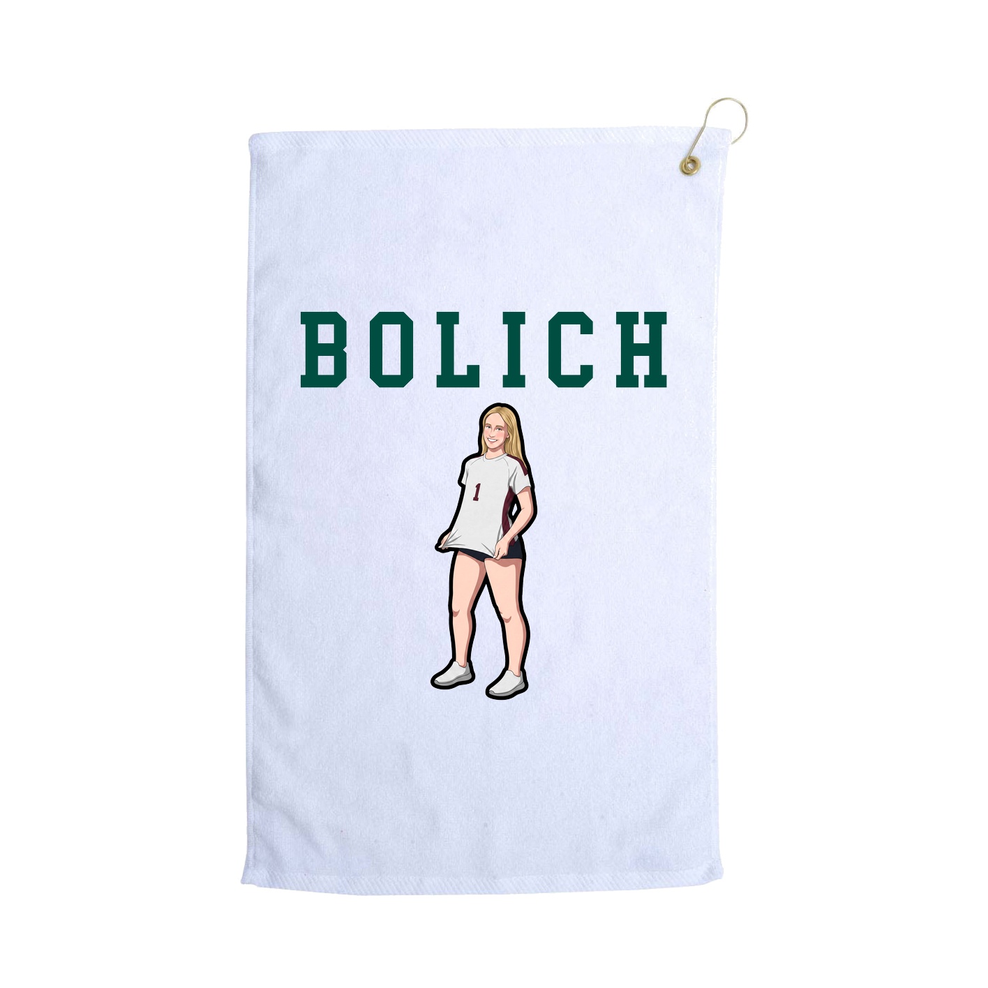 Golf Towel — Shirsey in White