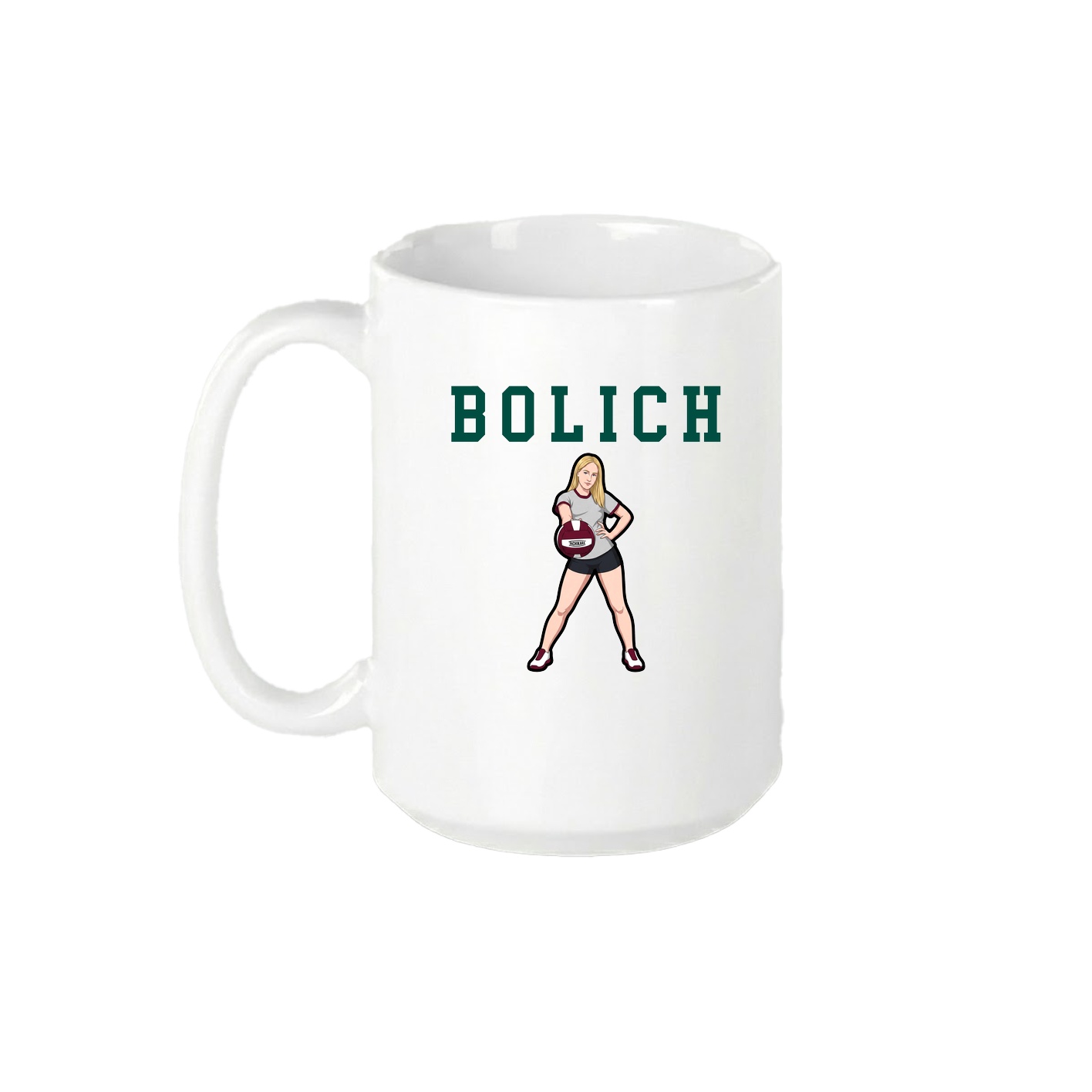 15oz Coffee Mug — Shirsey in White