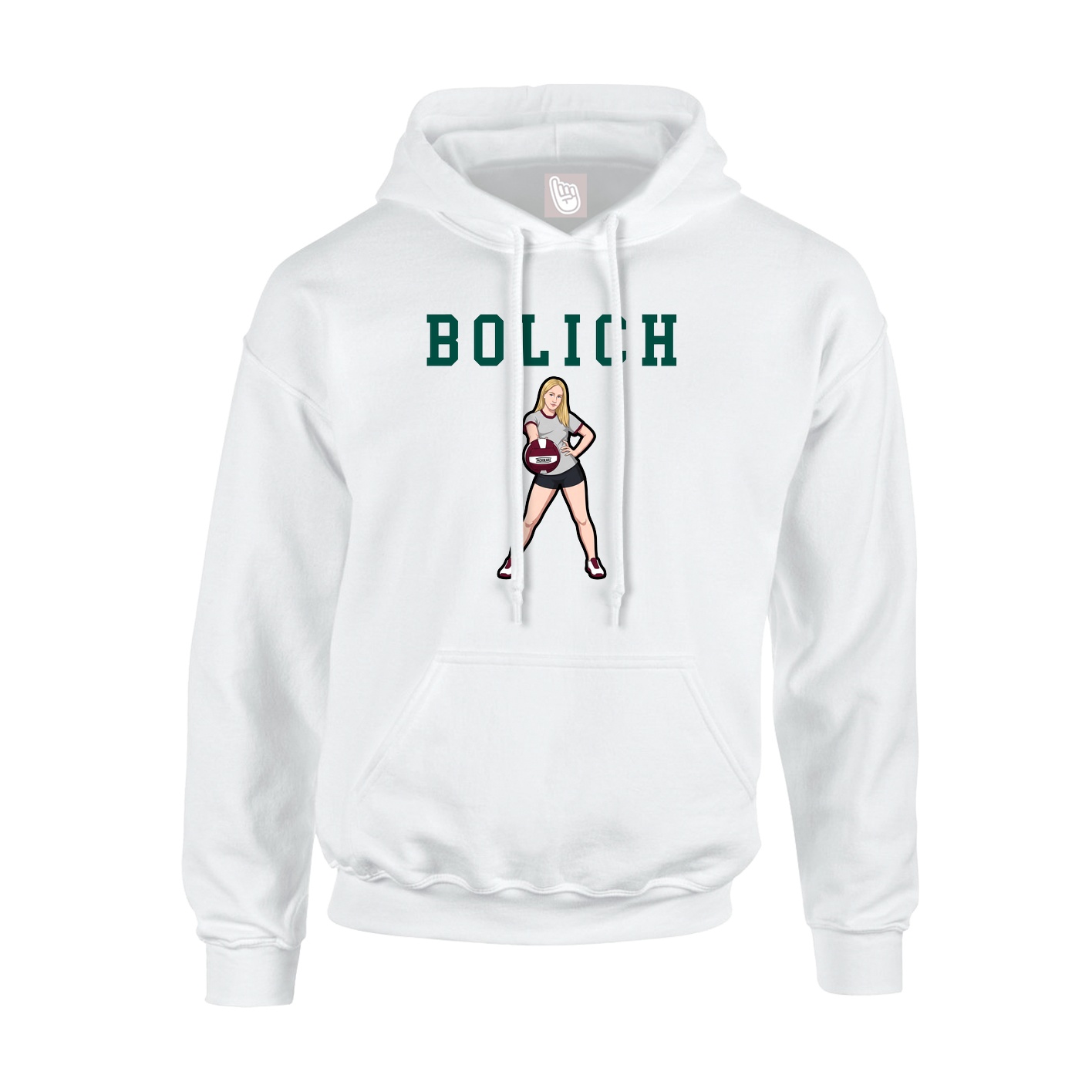 Youth Hoodie — Shirsey in White