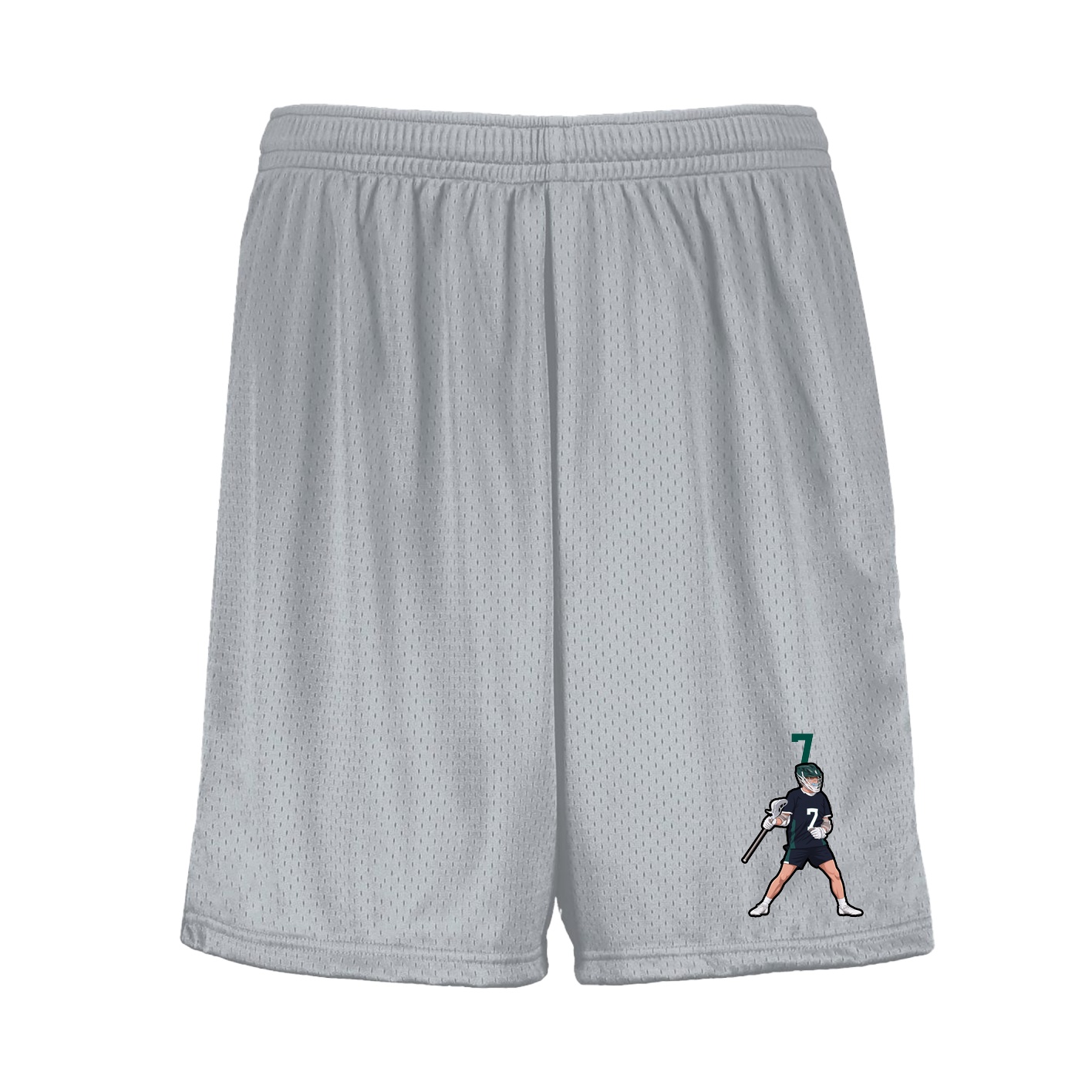 Shorts — Number Top in Silver