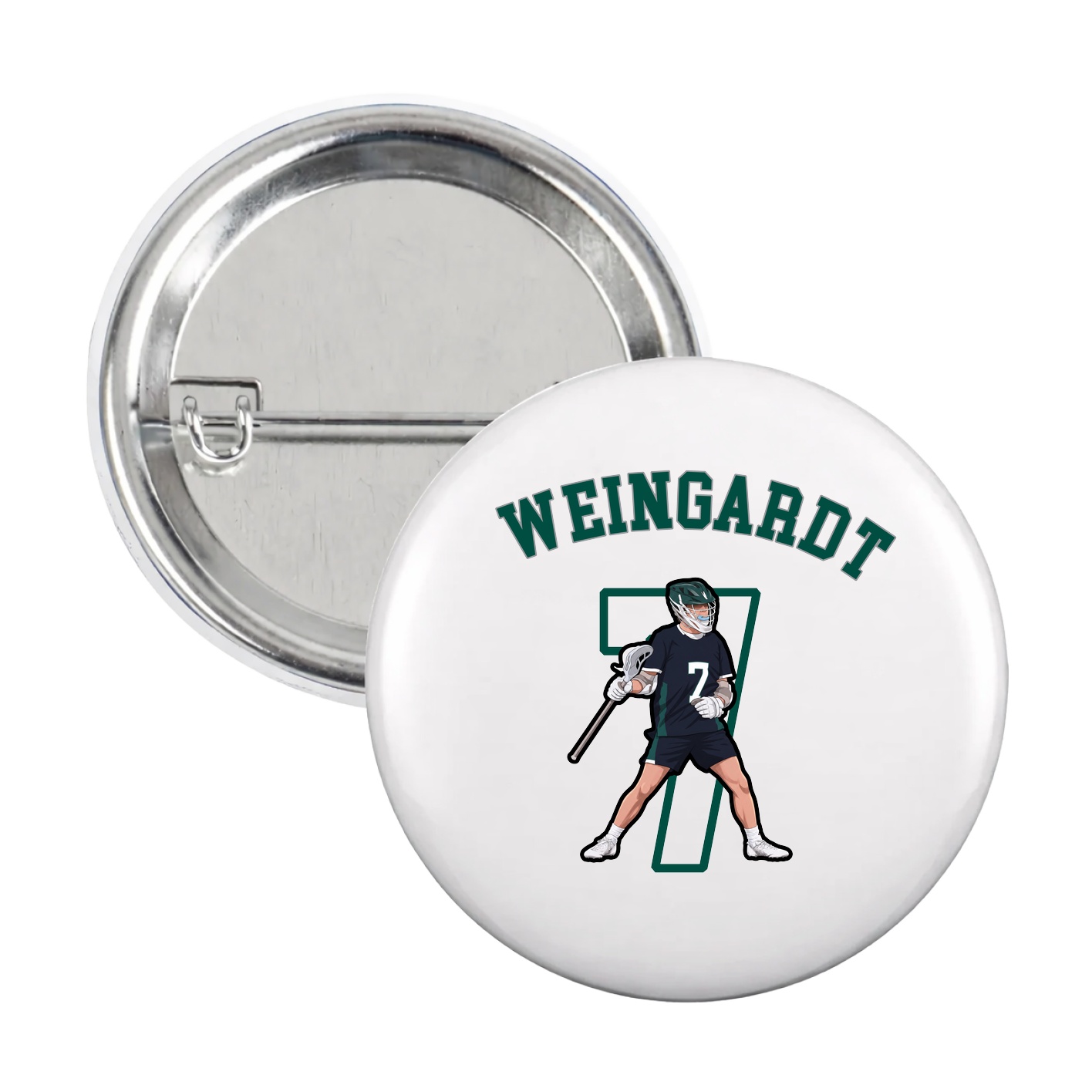 Game Day Button — Shirsey Arch in White