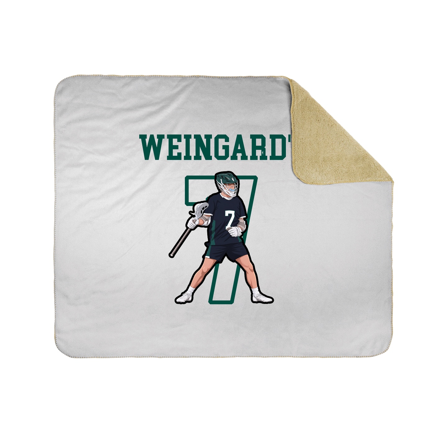 Throw Blanket — Shirsey in White