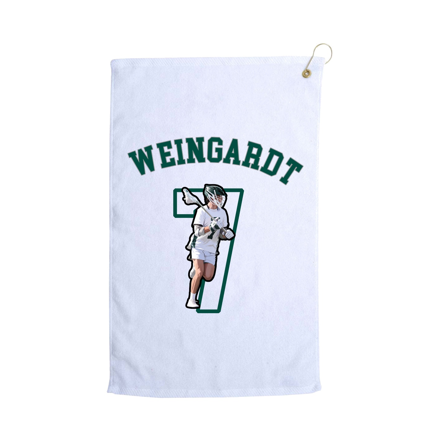 Golf Towel — Shirsey Arch in White