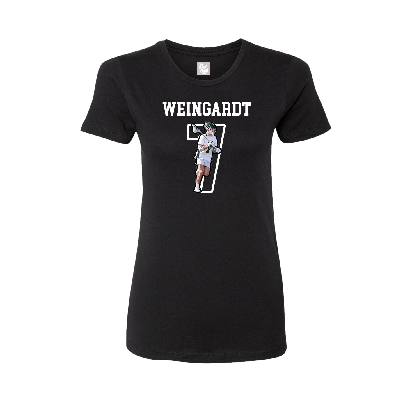 Fitted Women's Tee — Shirsey in Black