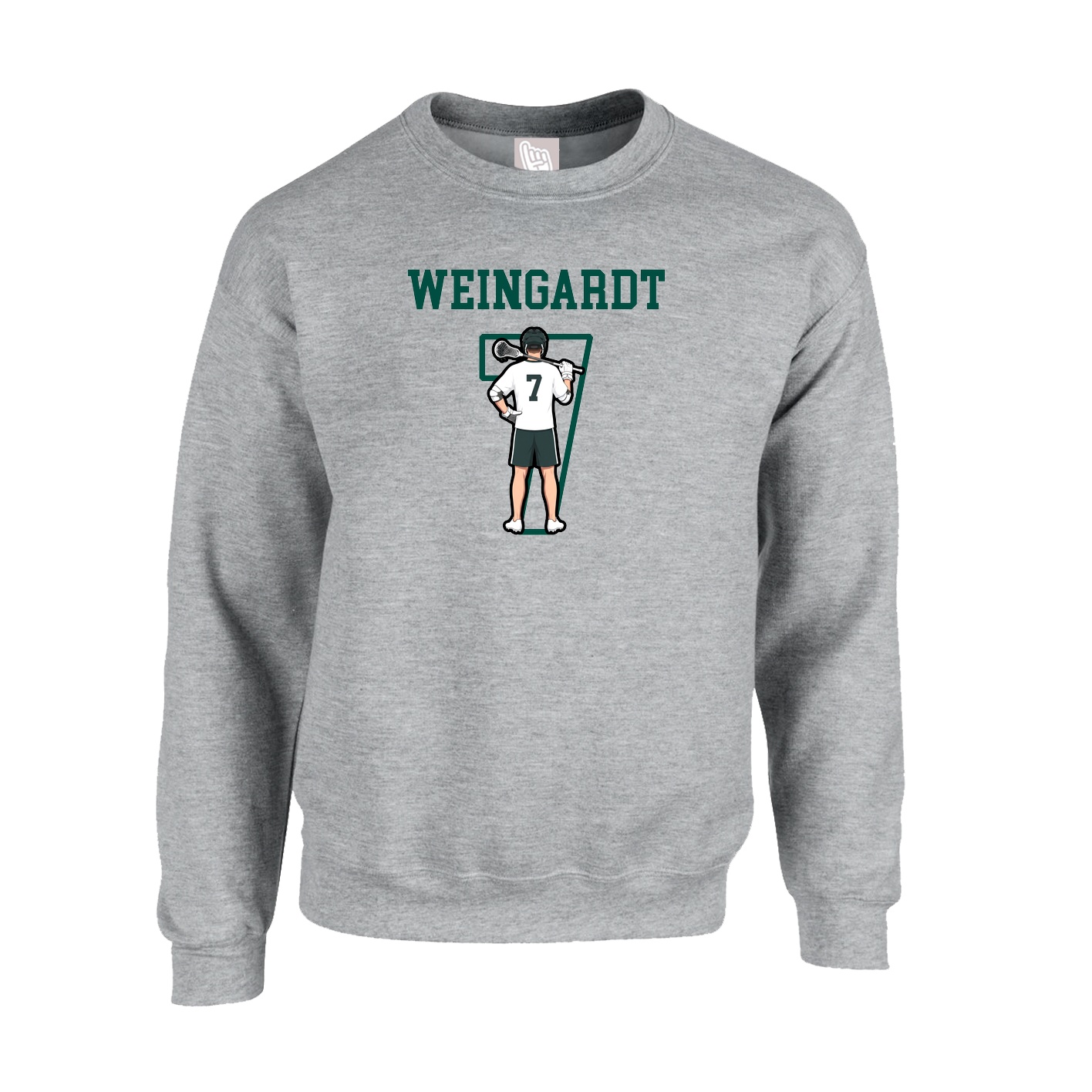 Fleece Crew — Shirsey in Grey
