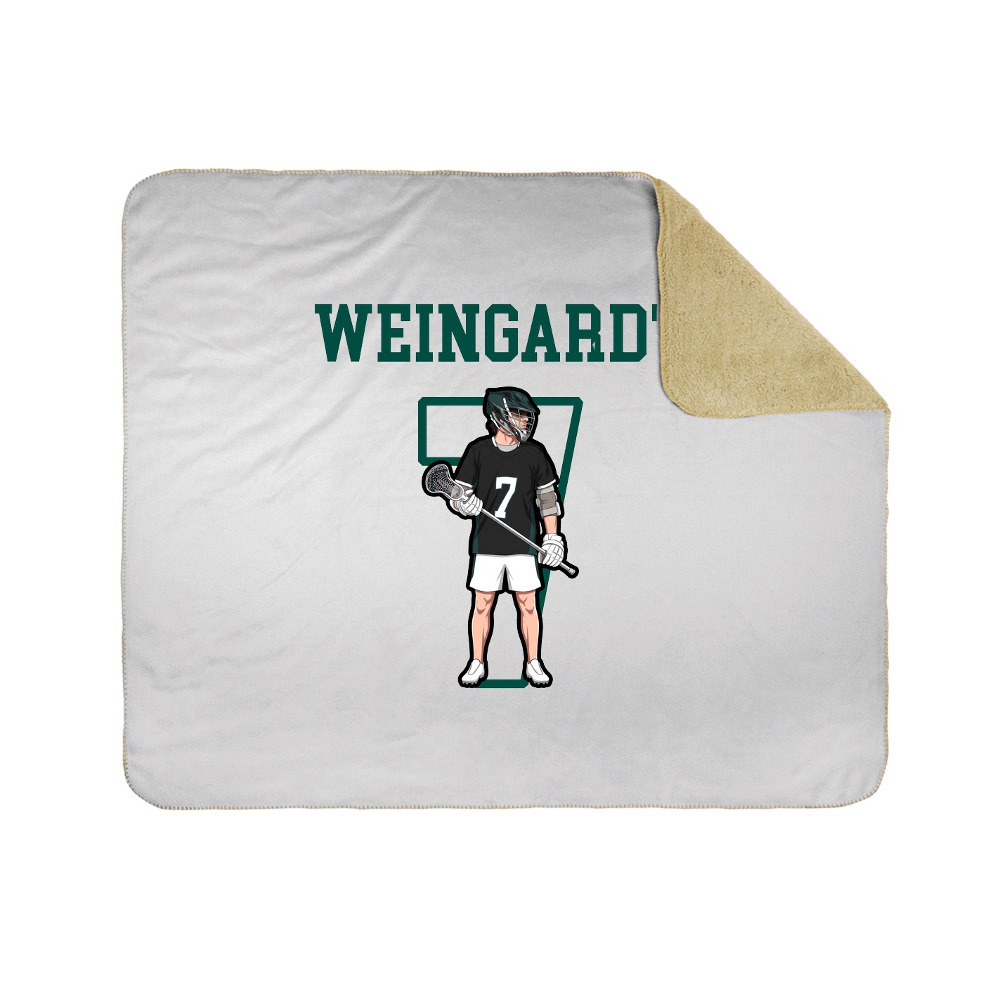 Throw Blanket — Shirsey in White