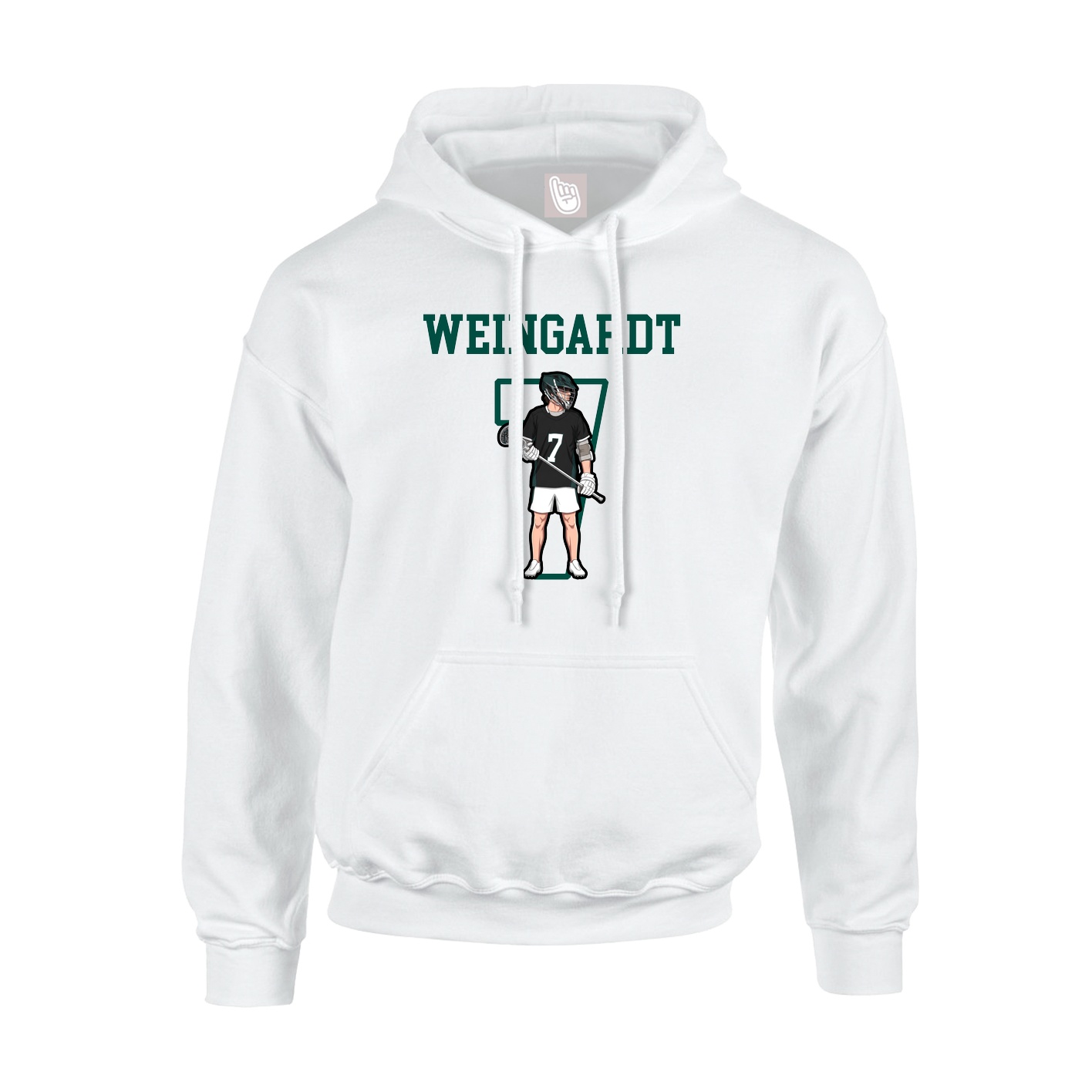 Hoodie — Shirsey in White