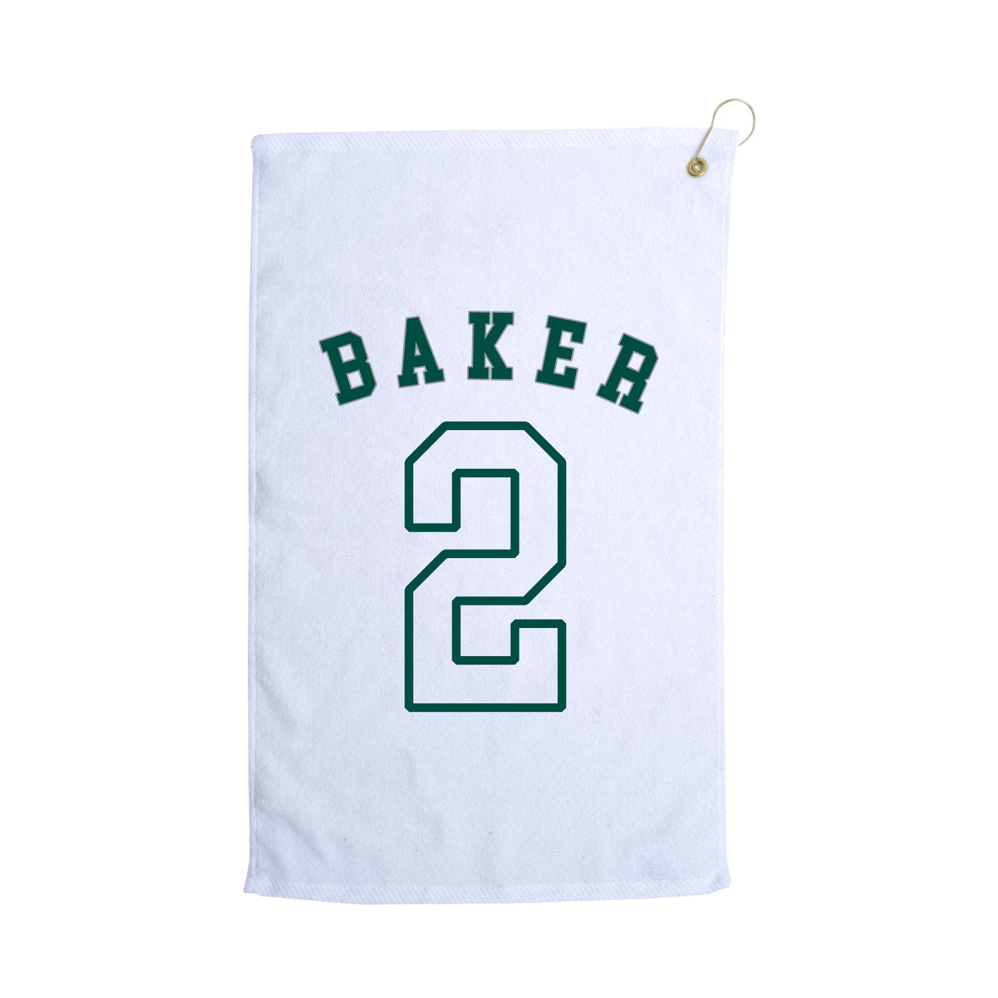 Golf Towel — Shirsey Arch in White