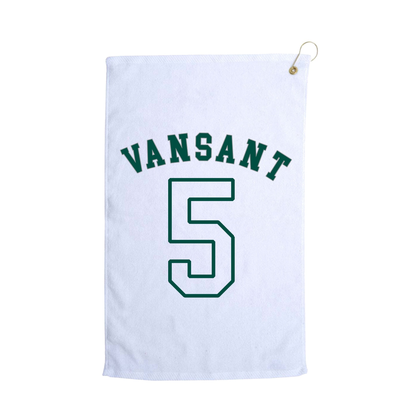 Golf Towel — Shirsey Arch in White