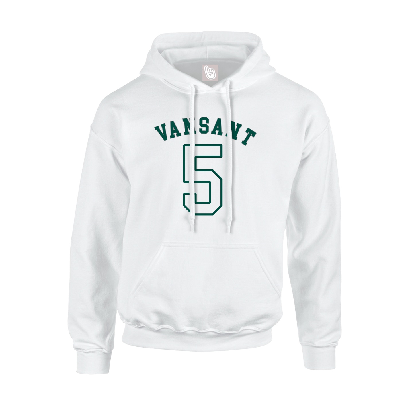 Youth Hoodie — Shirsey Arch in White