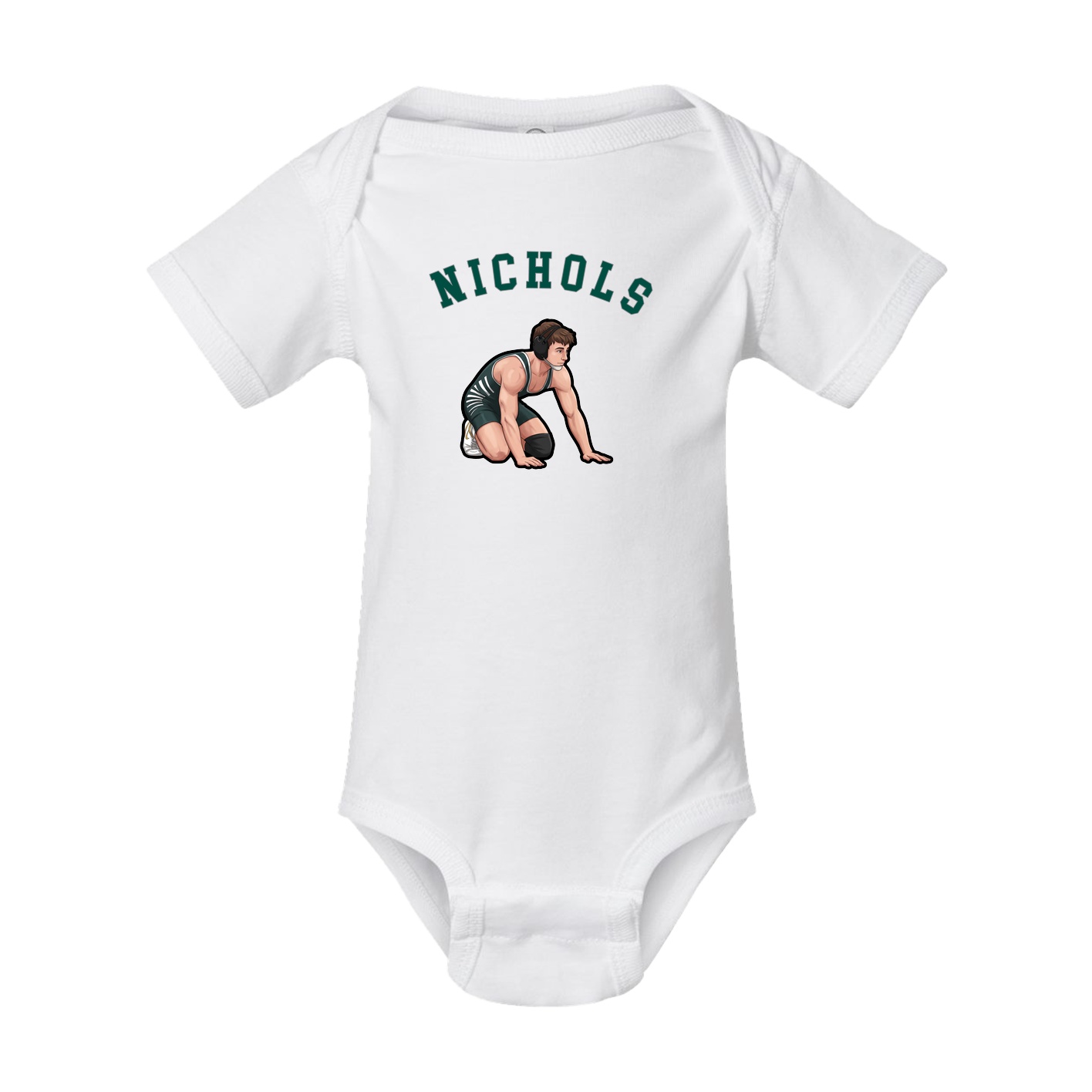 Baby Onesie — Shirsey Arch in White