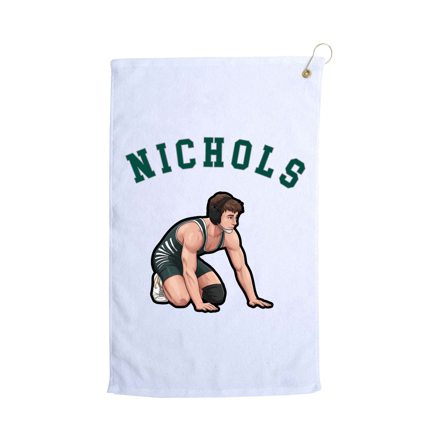 Golf Towel — Shirsey Arch in White