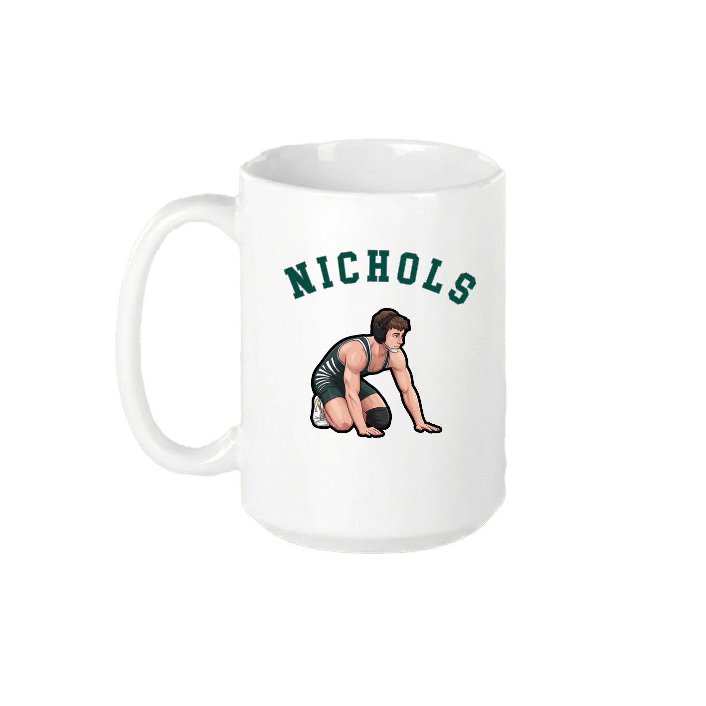 15oz Coffee Mug — Shirsey Arch in White