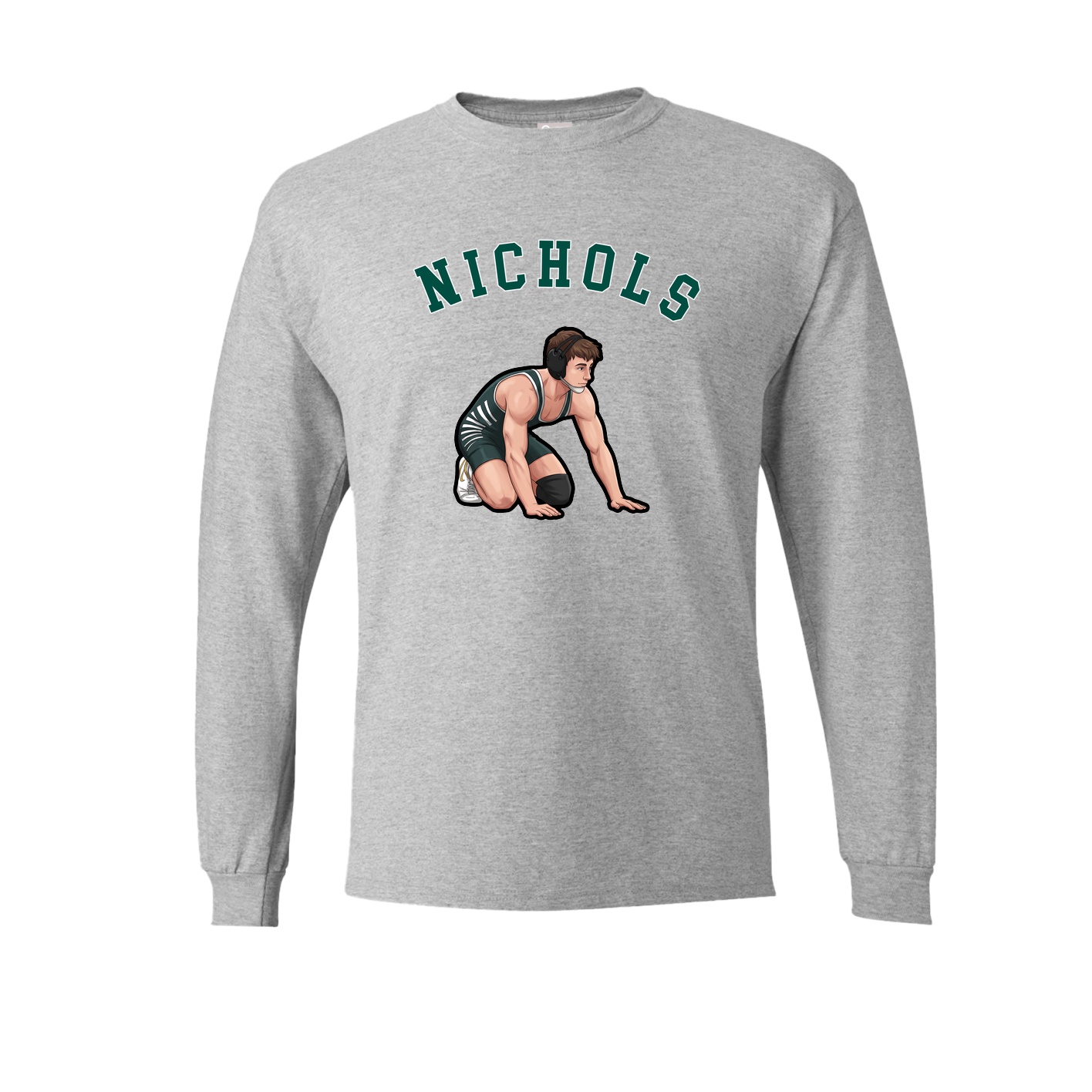 Long Sleeve Tee — Shirsey Arch in Grey