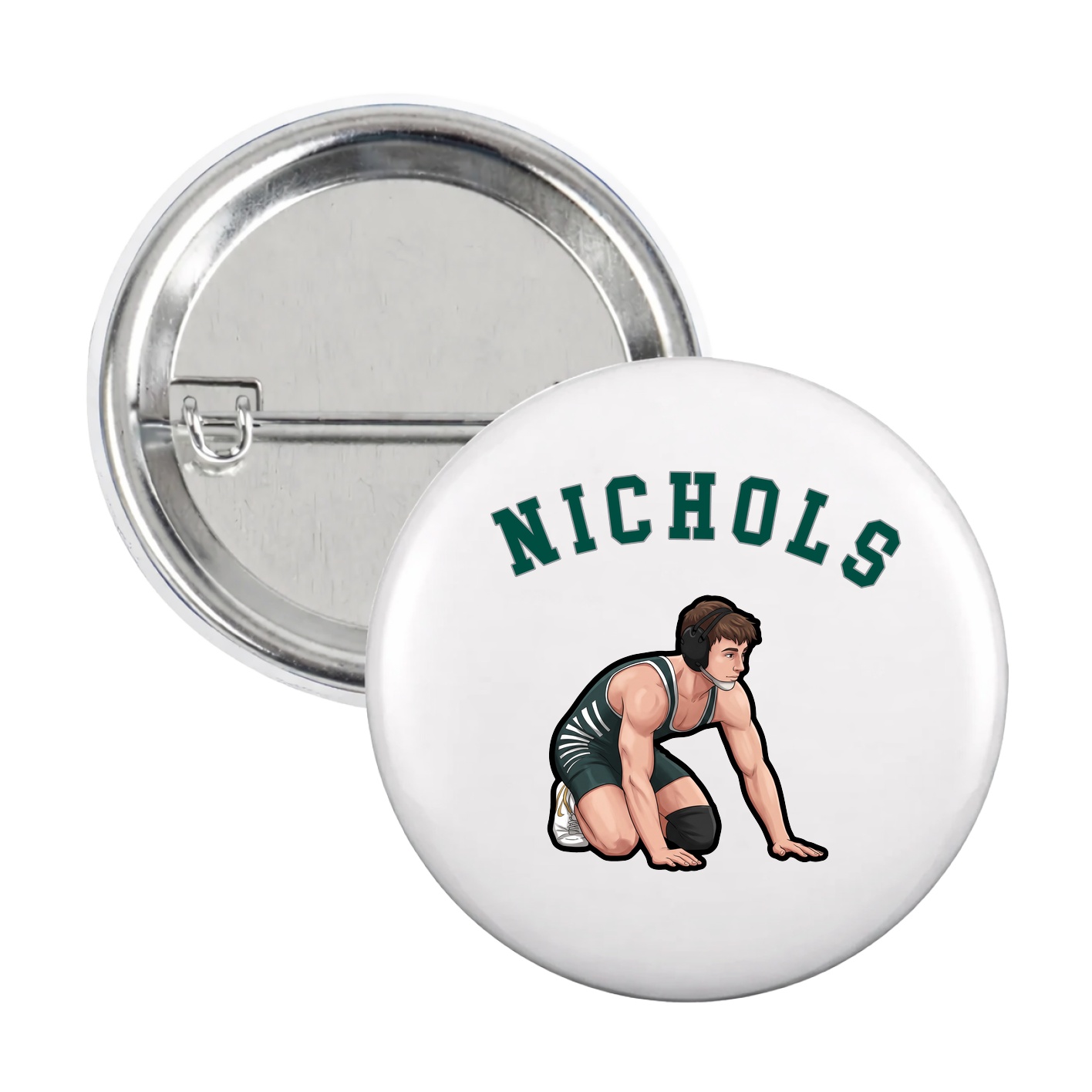 Game Day Button — Shirsey Arch in White