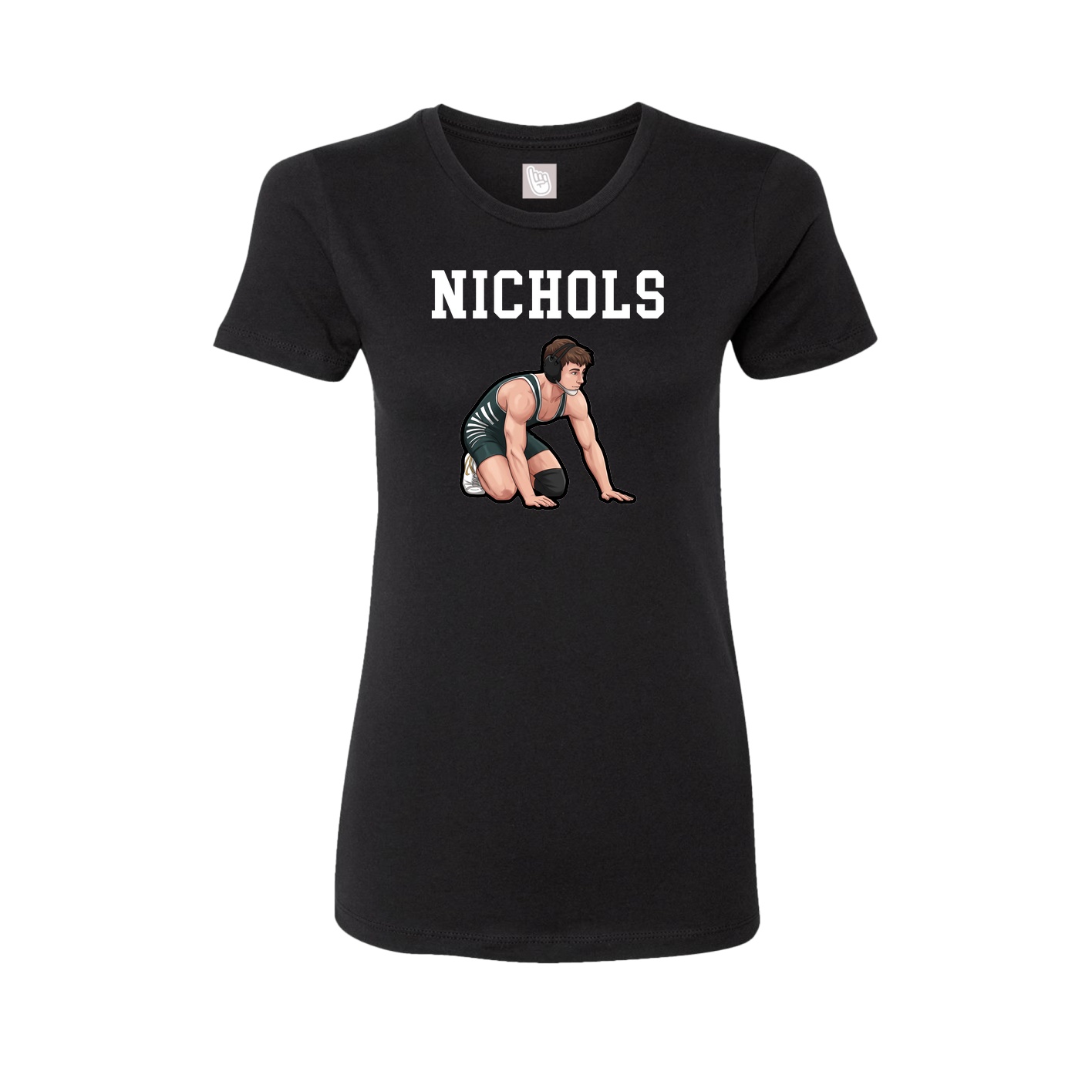 Fitted Women's Tee — Shirsey in Black