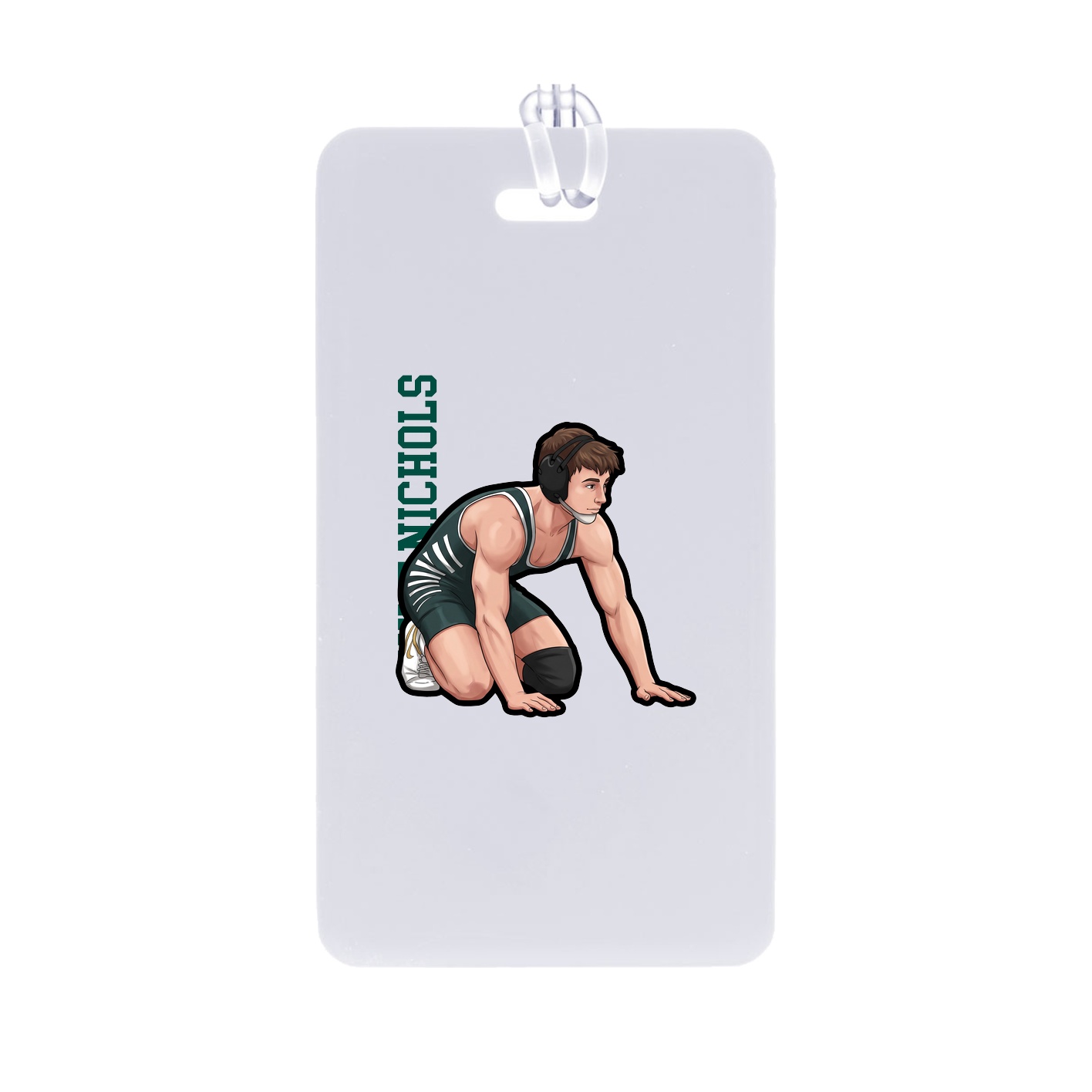 Bag Tag — Name Vertical in Classic