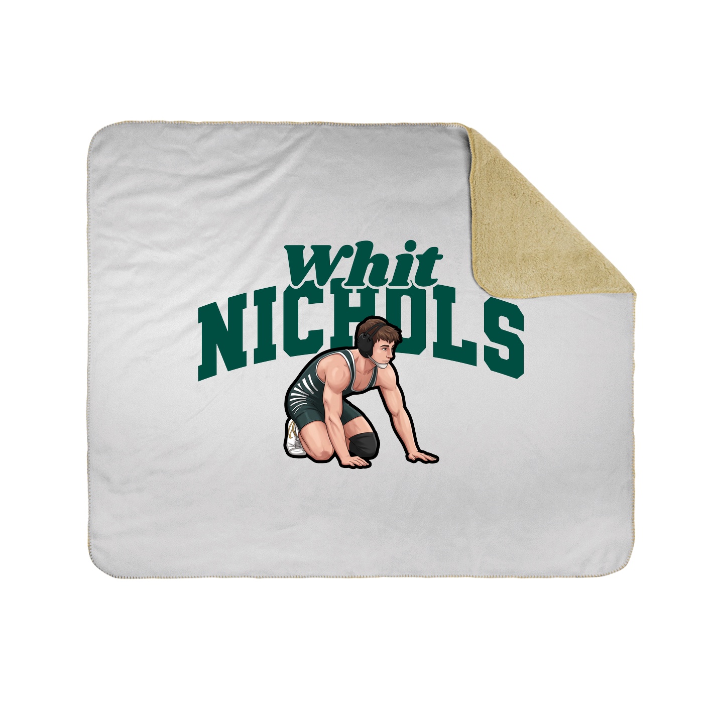 Throw Blanket — Signature Arch in White